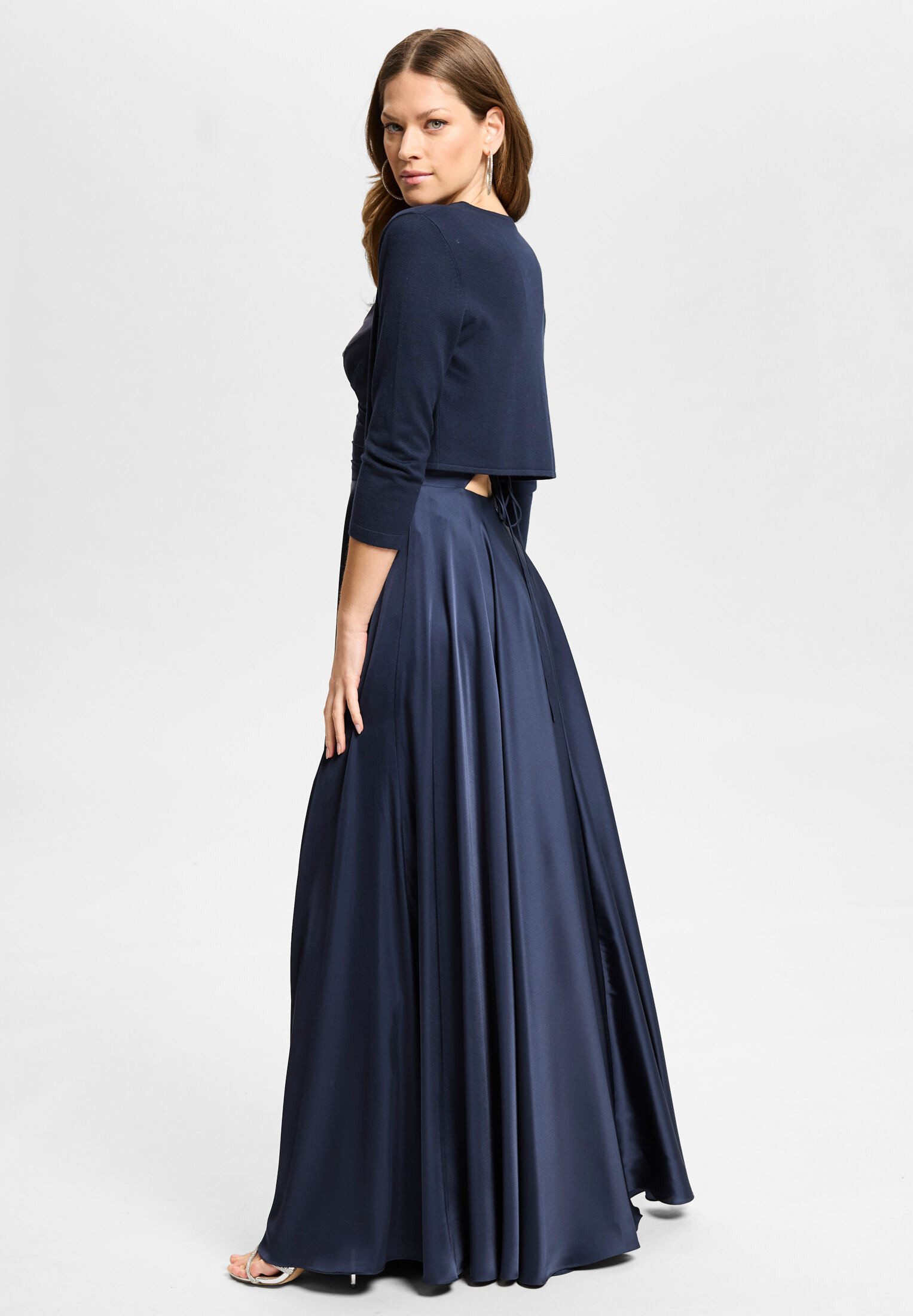 Hey Kyla Boleroblazer - Strickbolero mit 3/4-Arm Figurbetonter Schnitt günstig online kaufen