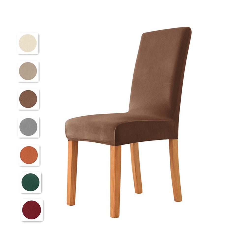 XDeer Stuhlhusse Stuhlhussen,Stretch Stuhlhusse Esszimmerstuhl Hussen, günstig online kaufen