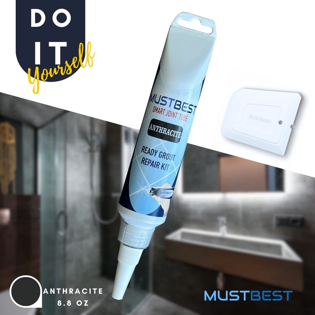 MustBest Fugenfueller Schnell trocknend Fliesenfugenreparatur – Bild 2 von 5