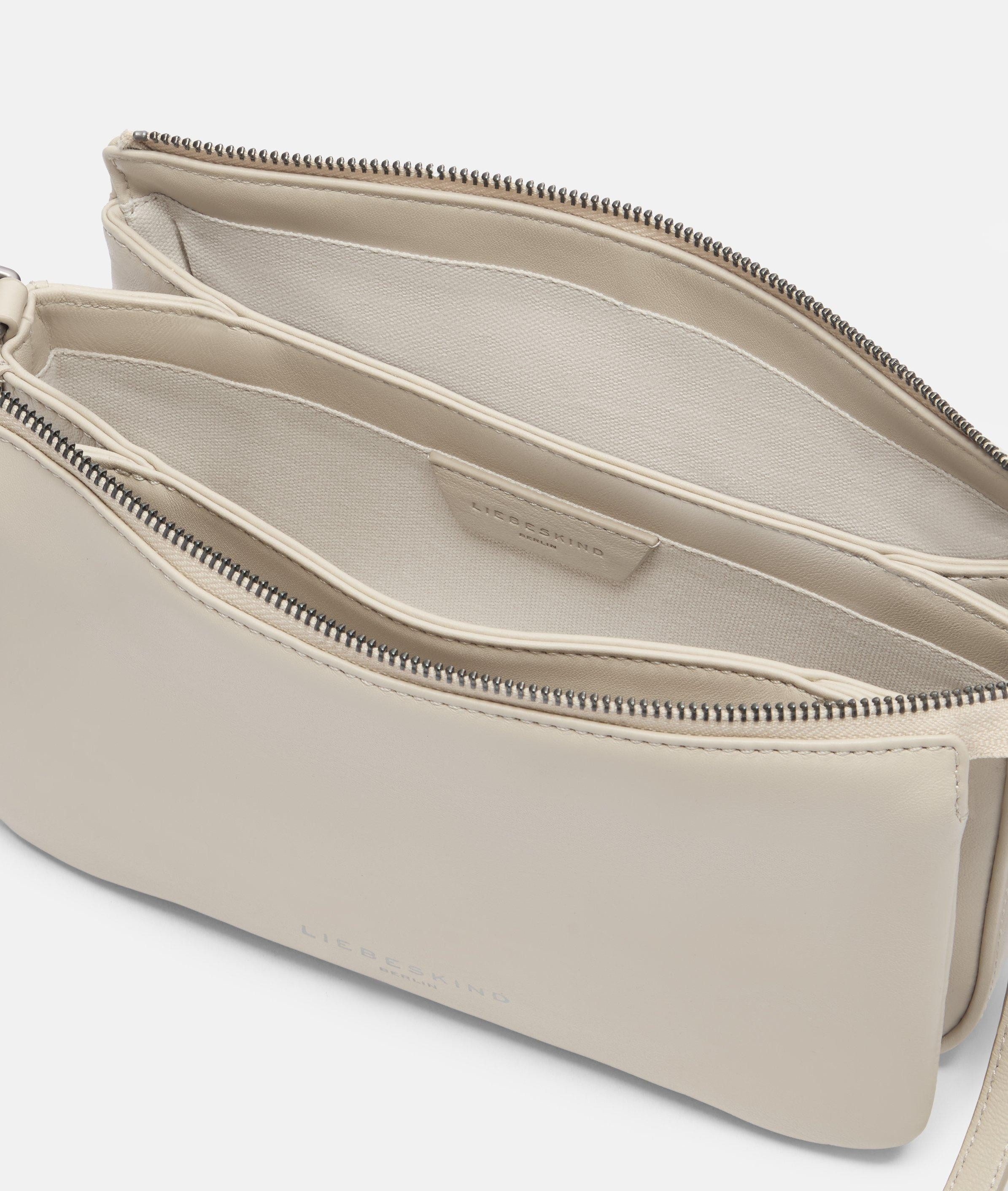 Liebeskind Berlin Umhängetasche Nina Crossbody S, Handliche Crossbody-Bag aus weichem Schafsleder