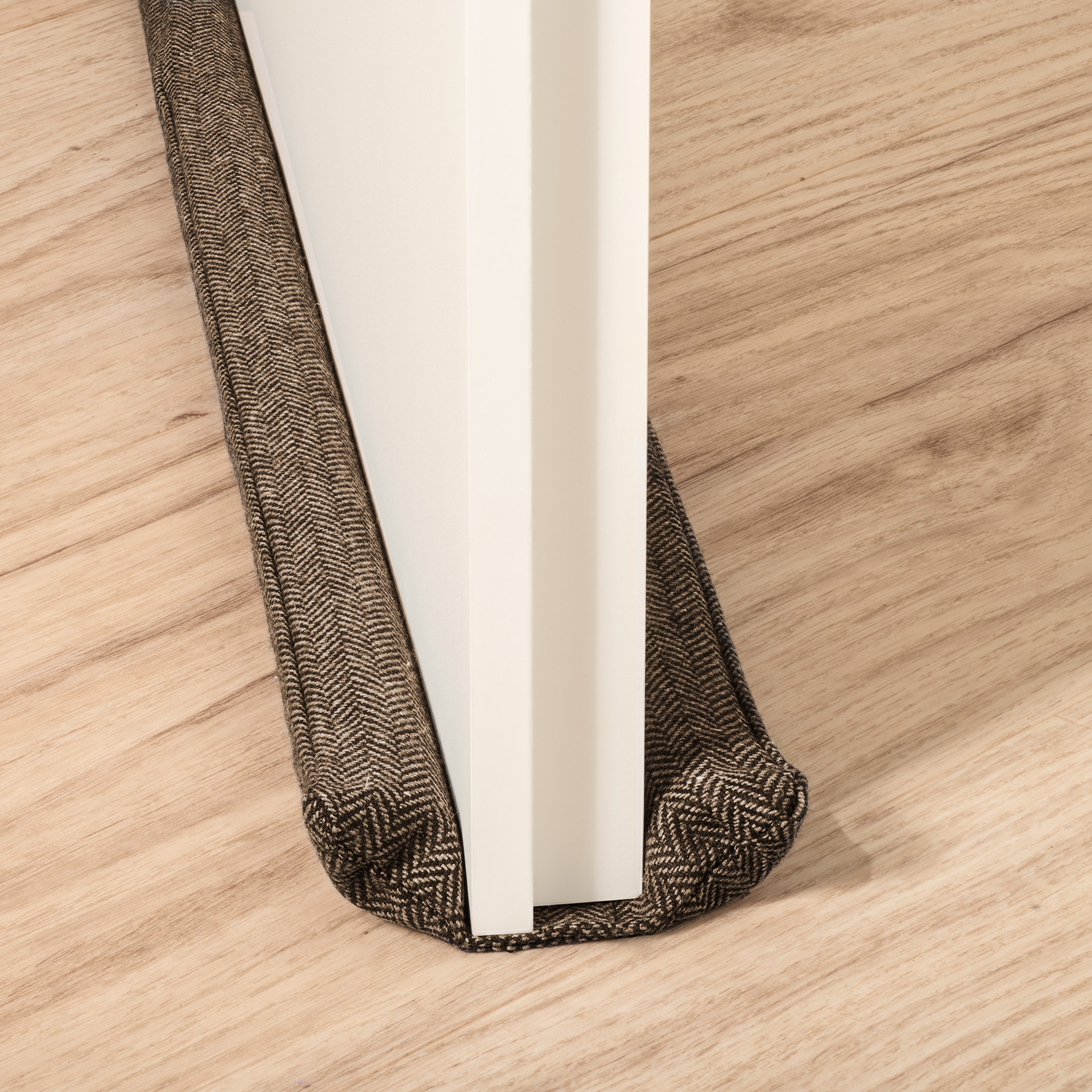 Praknu Zugluftstopper Zugluftstopper für Türen 70-100cm Waschbarer Stoff - Energiesparend, Einzelartikel, 1 Stück mit Zubehör, Waschbar, energiesparend, flexibel anpassbar, robust