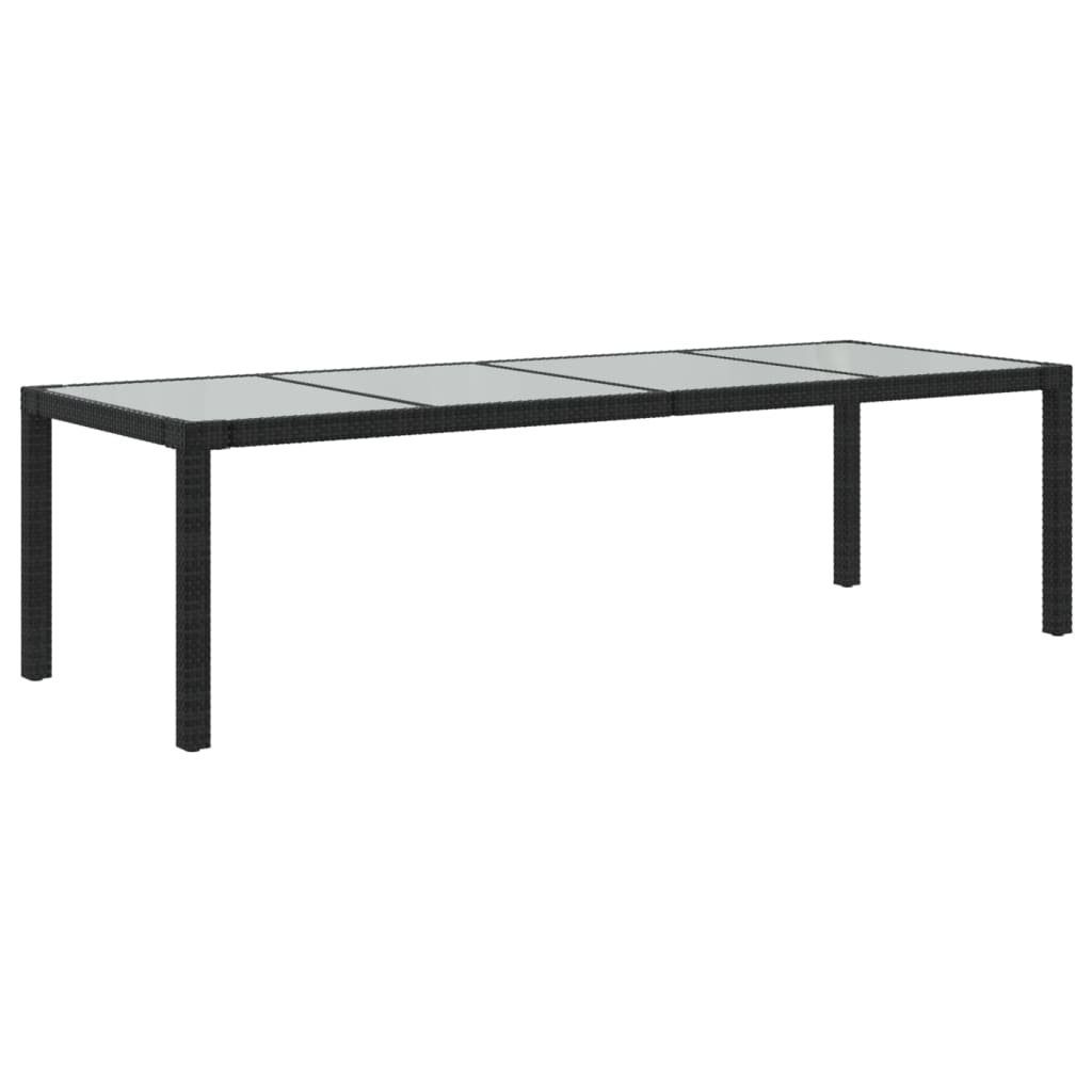 vidaXL Gartentisch Gartentisch Schwarz 250x100x75 cm günstig online kaufen