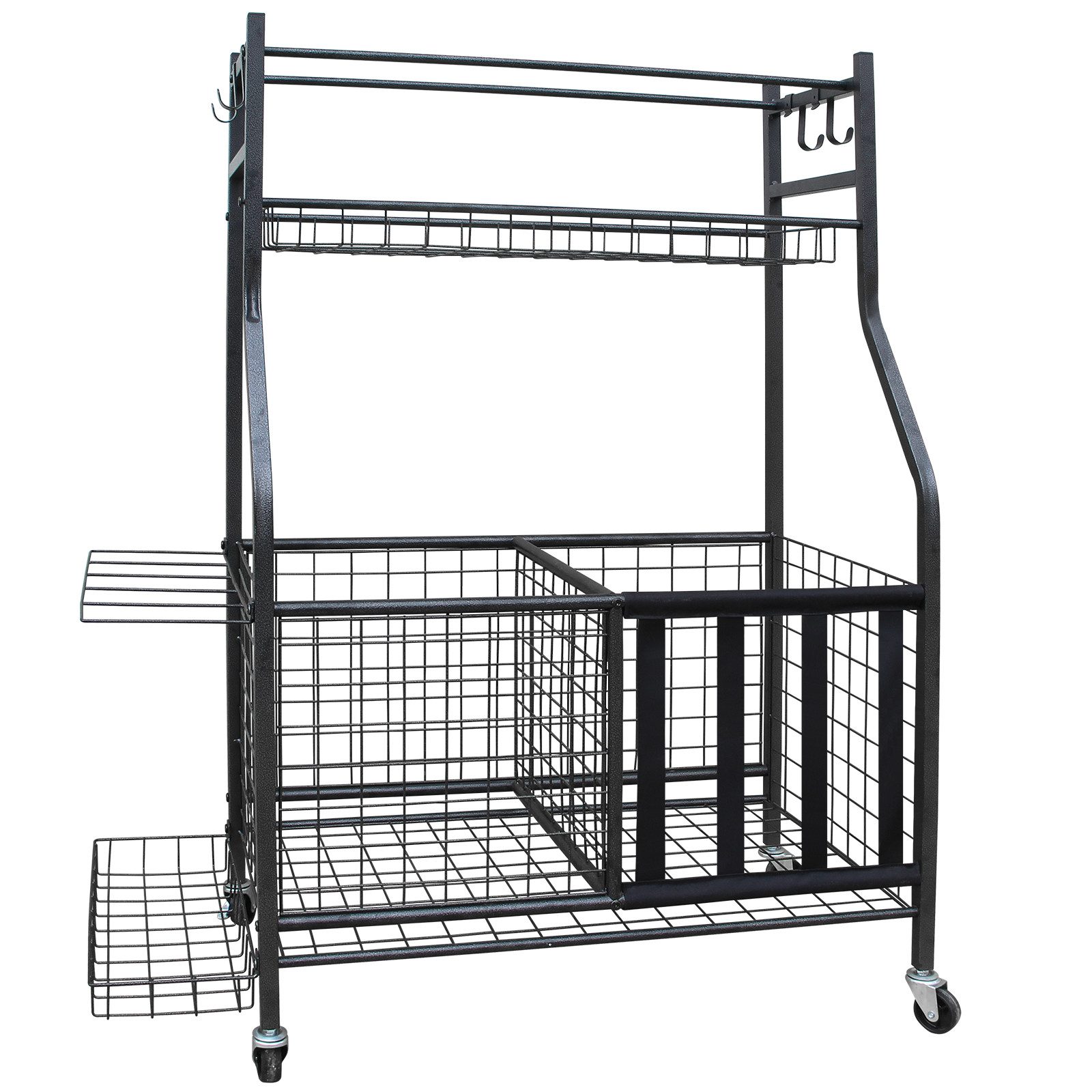 FANNOU Sportgeräte-Regalwagen mit Rollen, 116 x 73 x 41,5 cm, 1-tlg.