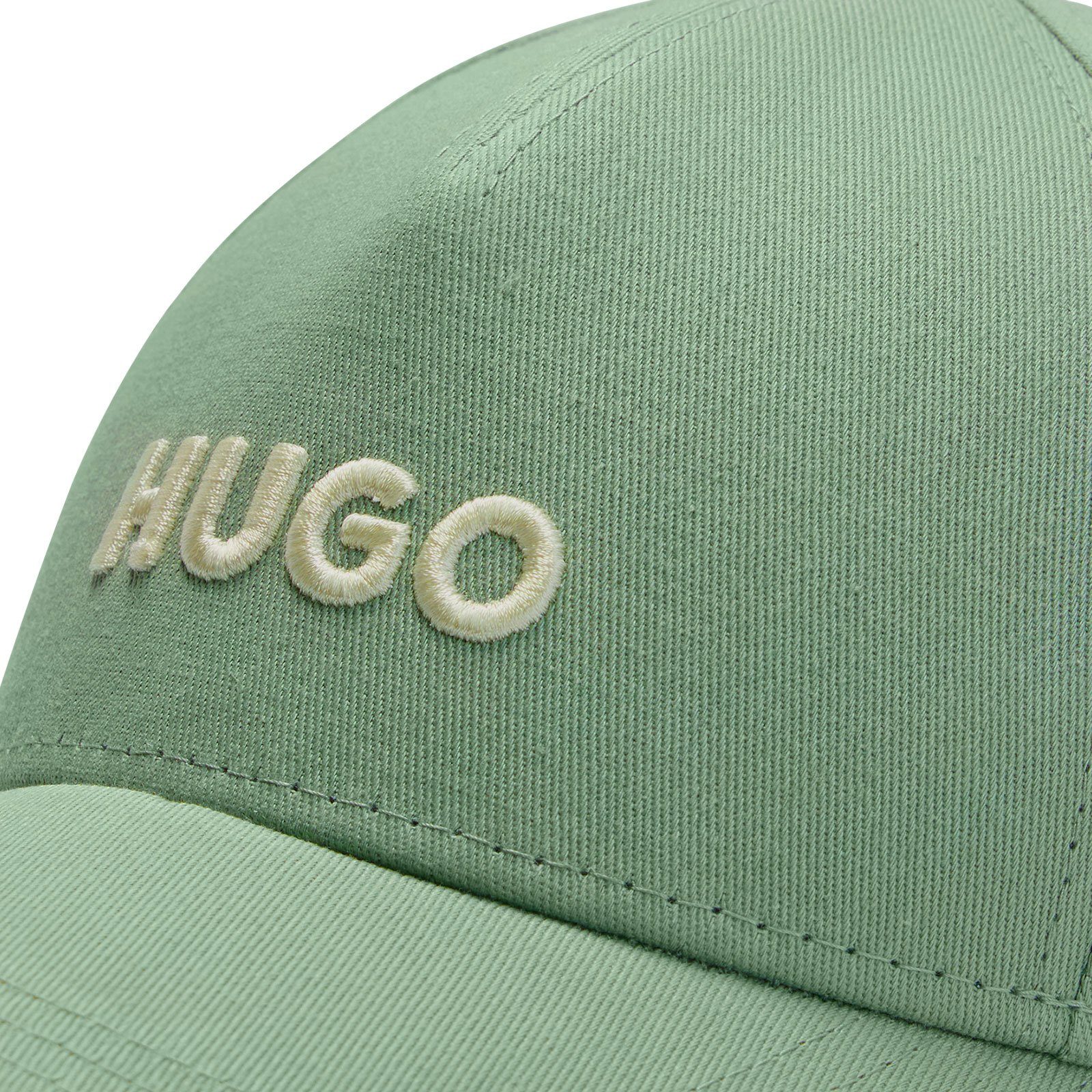 HUGO Snapback 330 green pastel Basecap mit light Markenlogo Cap gesticktem