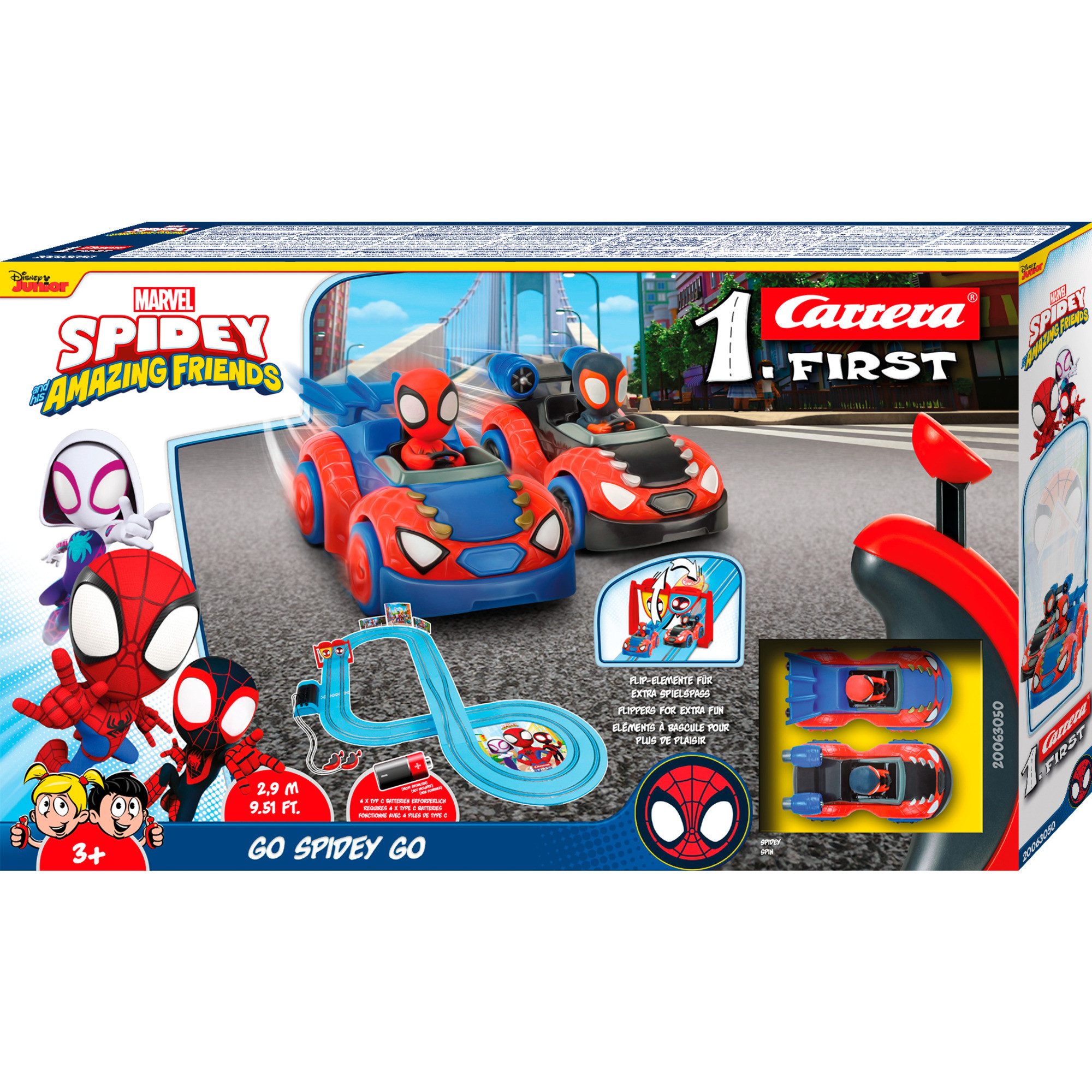 Carrera® Autorennbahn Carrera FIRST Spidey - Go Spidey Go!, Rennbahn