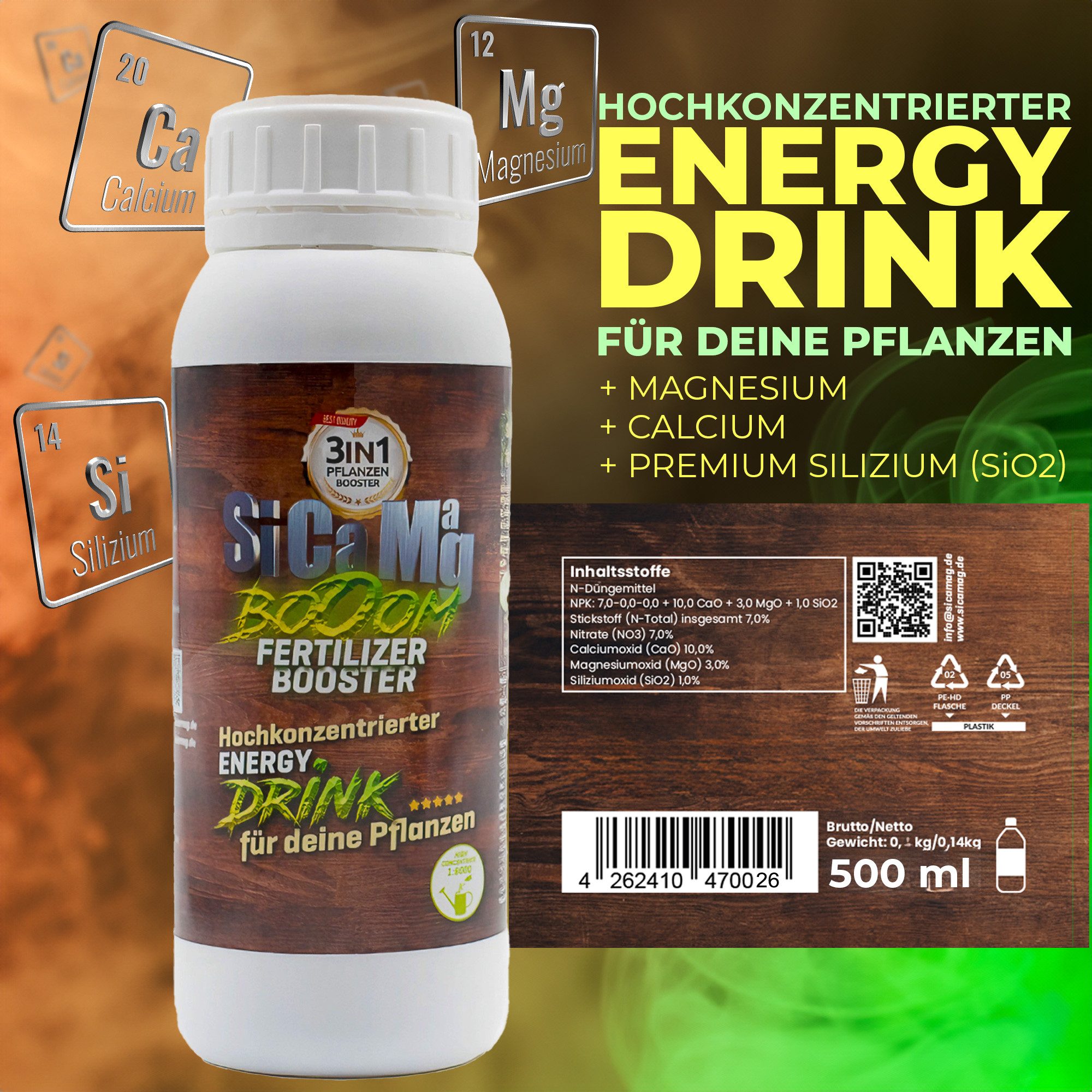 Plant Booom Pflanzenstärkungsmittel SiCaMag, 500ml, Fördert günstig online kaufen