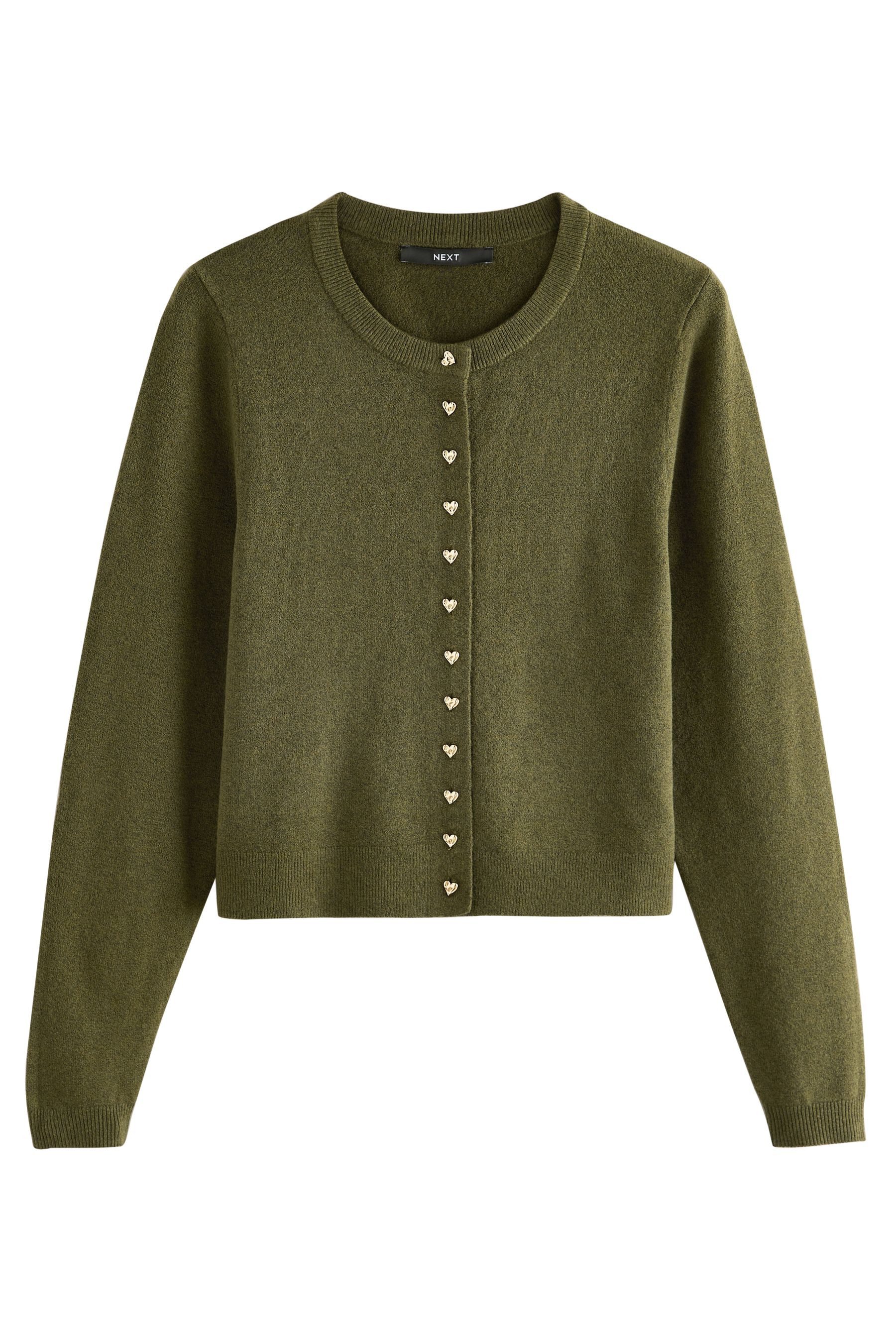 Next Strickjacke Superweiche Slim Fit Strickjacke mit Wollanteil (1-tlg) günstig online kaufen