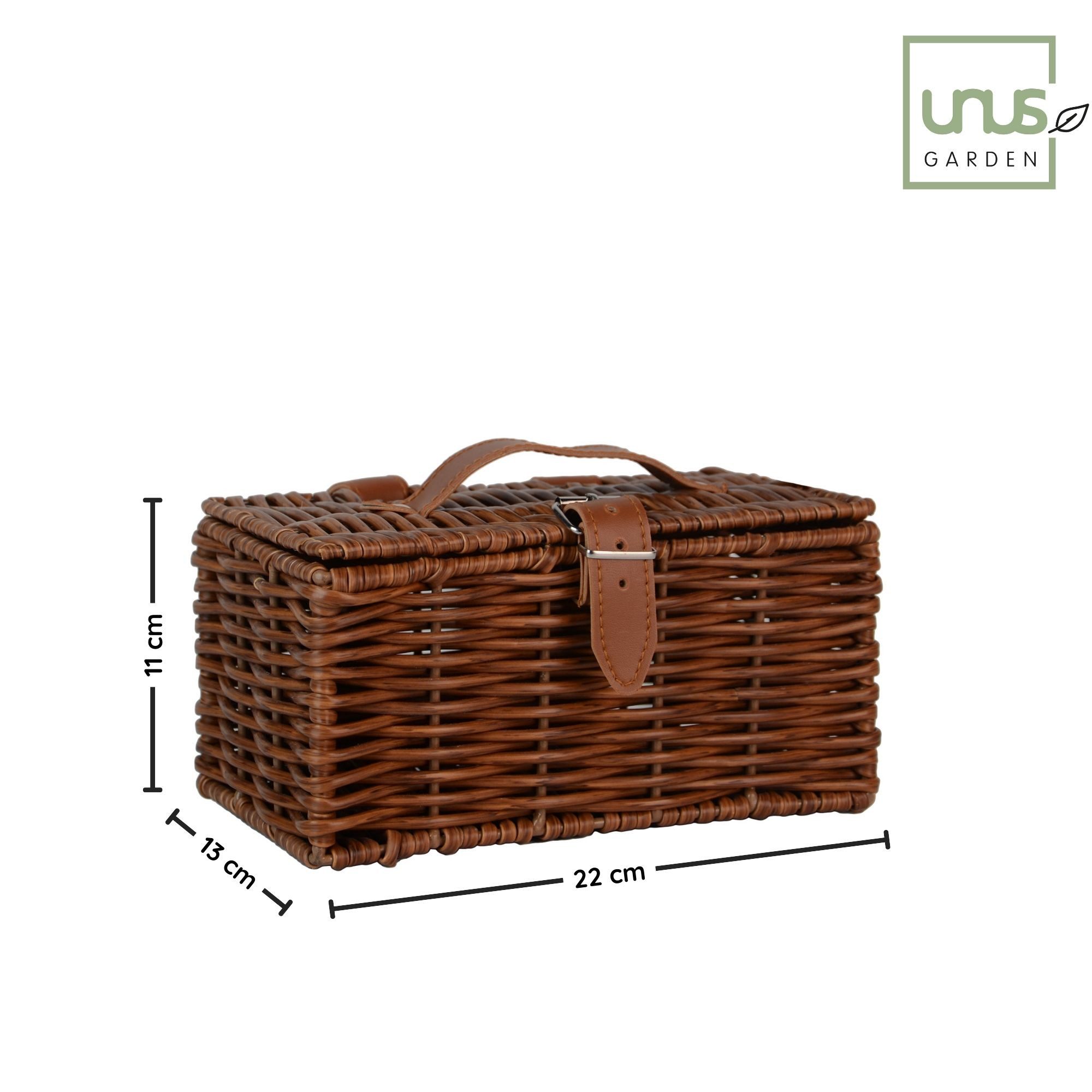 UNUS GARDEN Fahrradkorb Fahrradkorb Weidenoptik