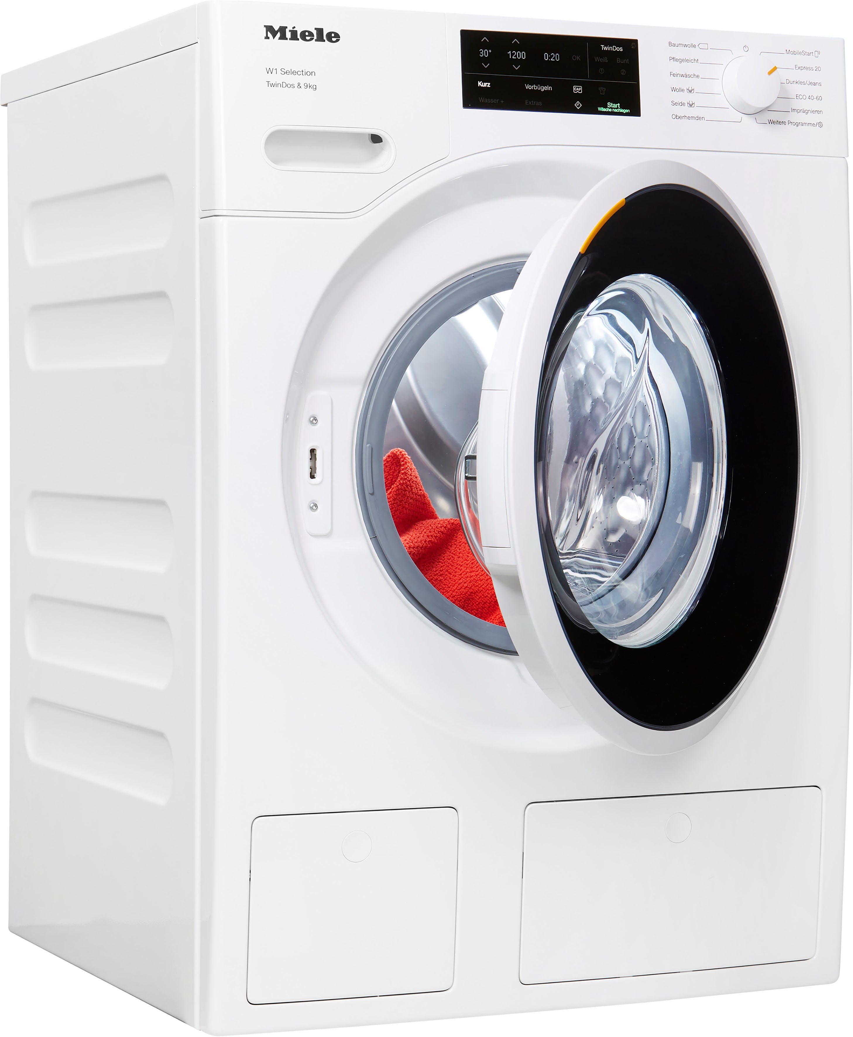 Waschmitteldosierung kg, Miele zur automatischen TDos&9kg, TwinDos 9 WSG663 U/min, WCS 1400 Waschmaschine