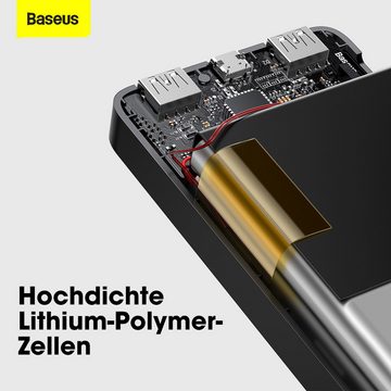 Baseus 20000mAh Power Bank USB C Ladegeräte 15W Powerbank, Zusatzakku Für iPhone Samsung für iPhone 14 13 12 X