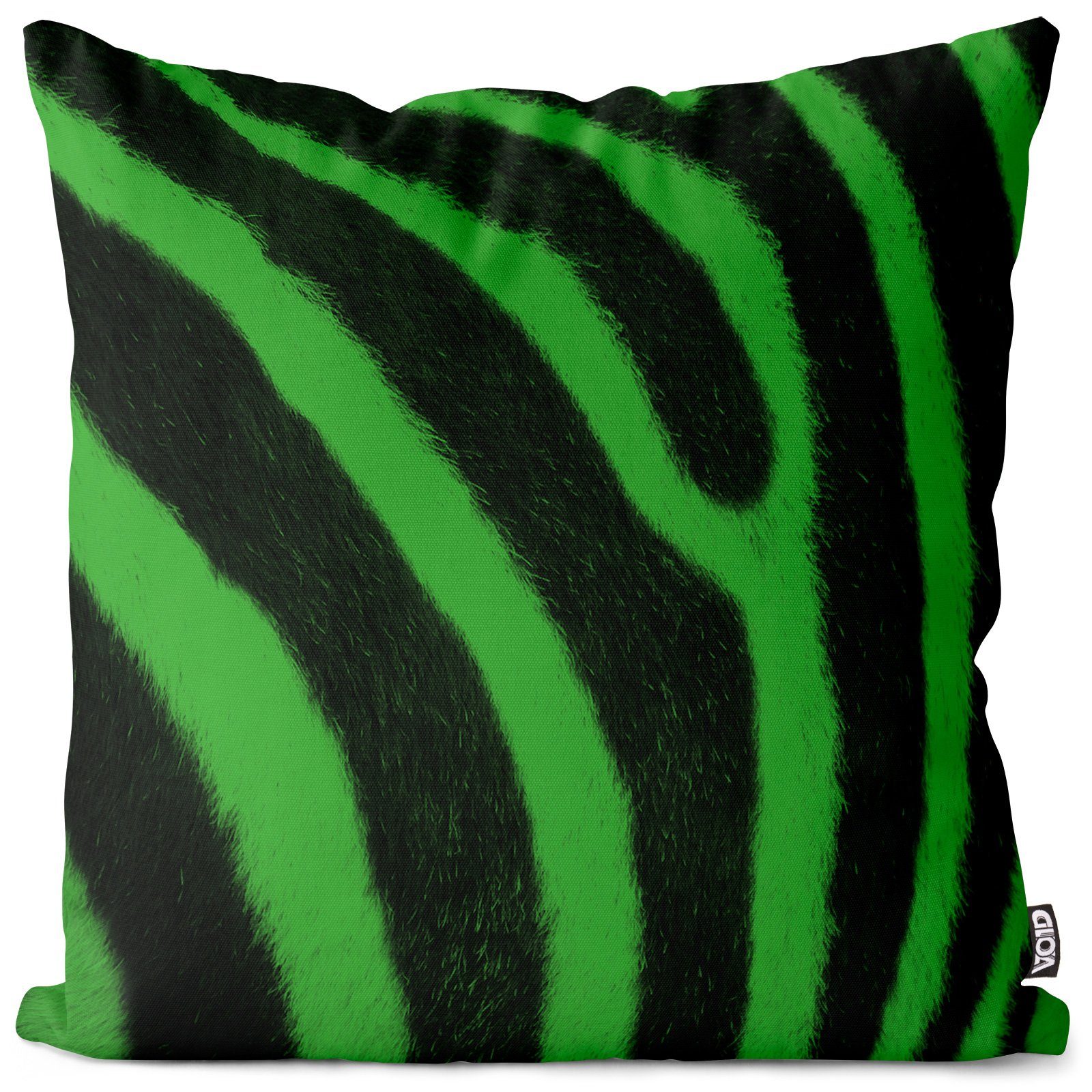 VOID Kissenbezug, Farbiges Zebrafellmuster Print Outdoor Indoor Zebra fell