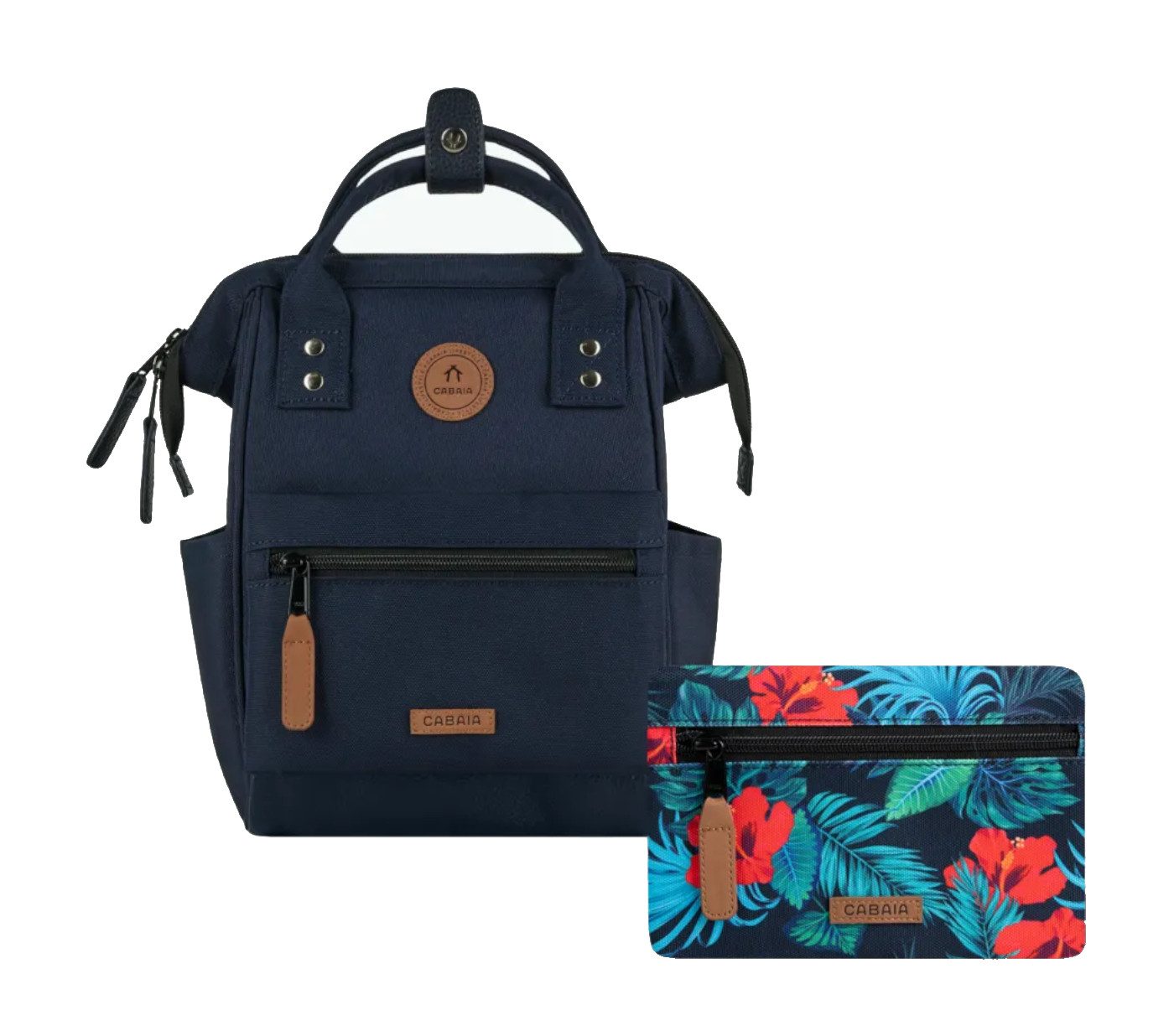 CABAIA Rucksack Essentials Backpack (Set, 3-tlg)
