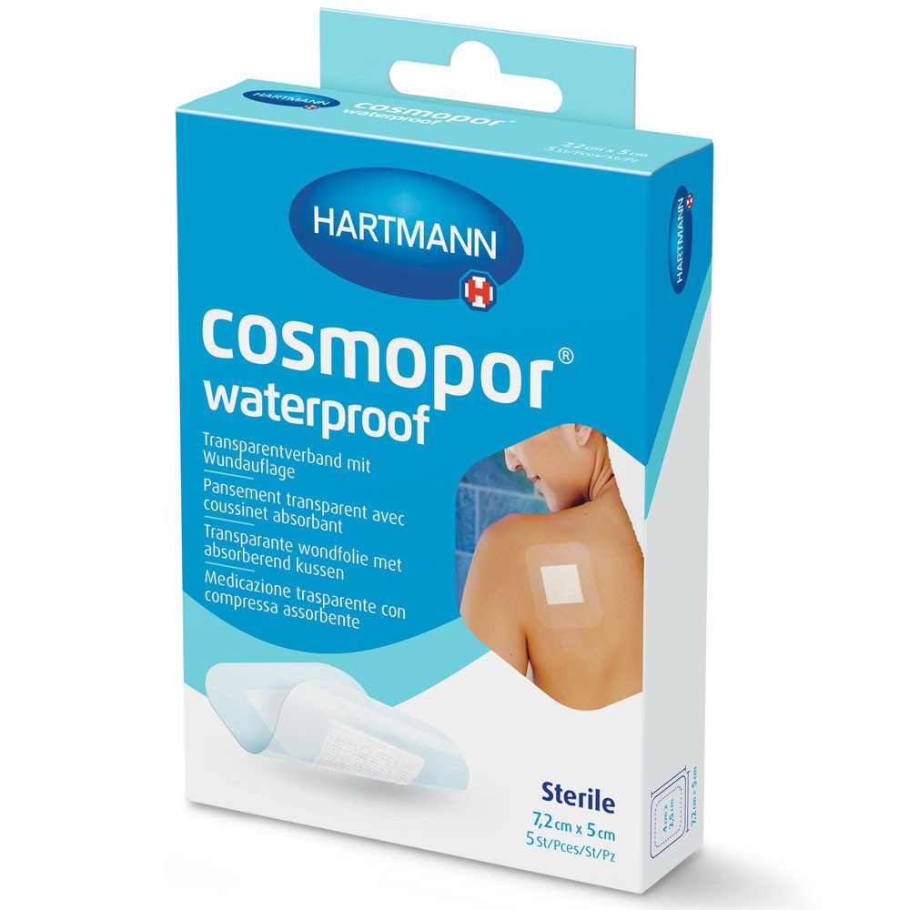 PAUL HARTMANN AG Wundpflaster Hartmann Cosmopor® Waterproof steril Wundverband 7