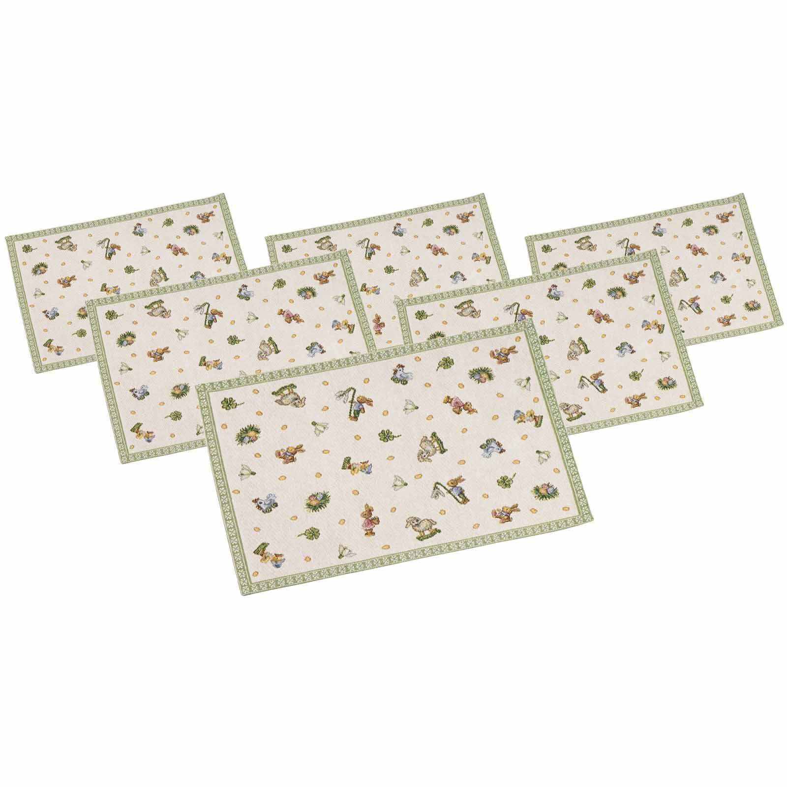 Villeroy & Boch Platzset Easter Delight Platzsets 48 x 32 cm 6er Set, (6-St)