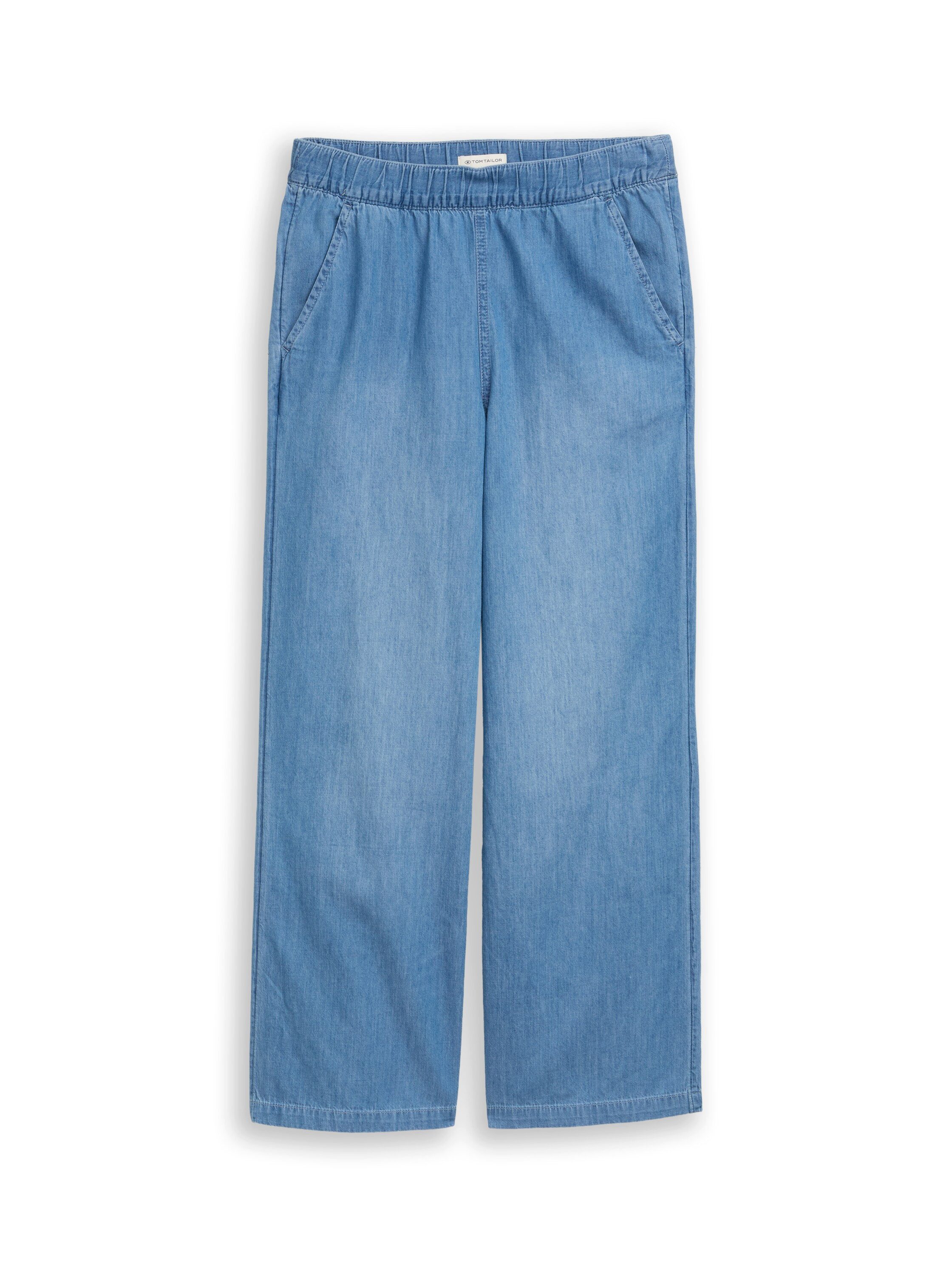 TOM TAILOR Weite Jeans mit elastischem Bund
