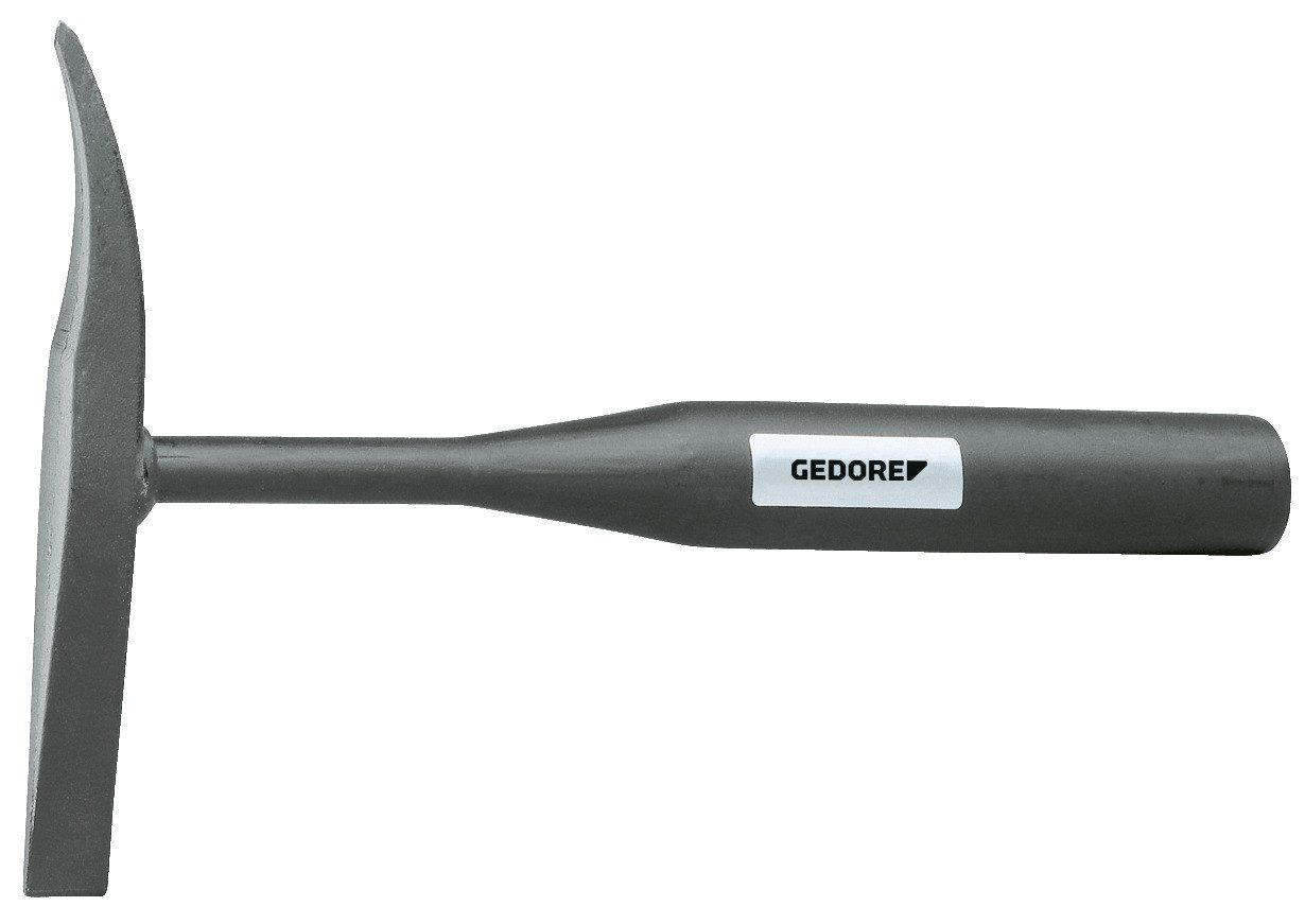 Gedore Hammer 77 ST-400 Schweißerpickhammer mit Stahlrohrstiel, 400 g
