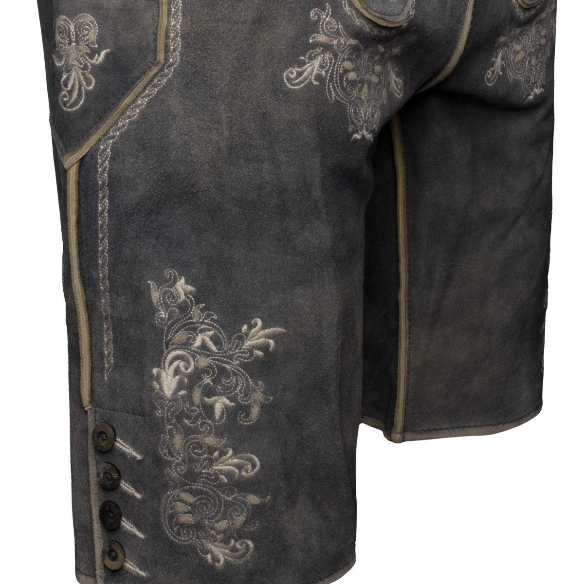 Maddox Trachtenlederhose Kienberg Herren (1-tlg) Trachtenlederhose, Trachtenhose, Bayerische Lederhose, Oktoberfest