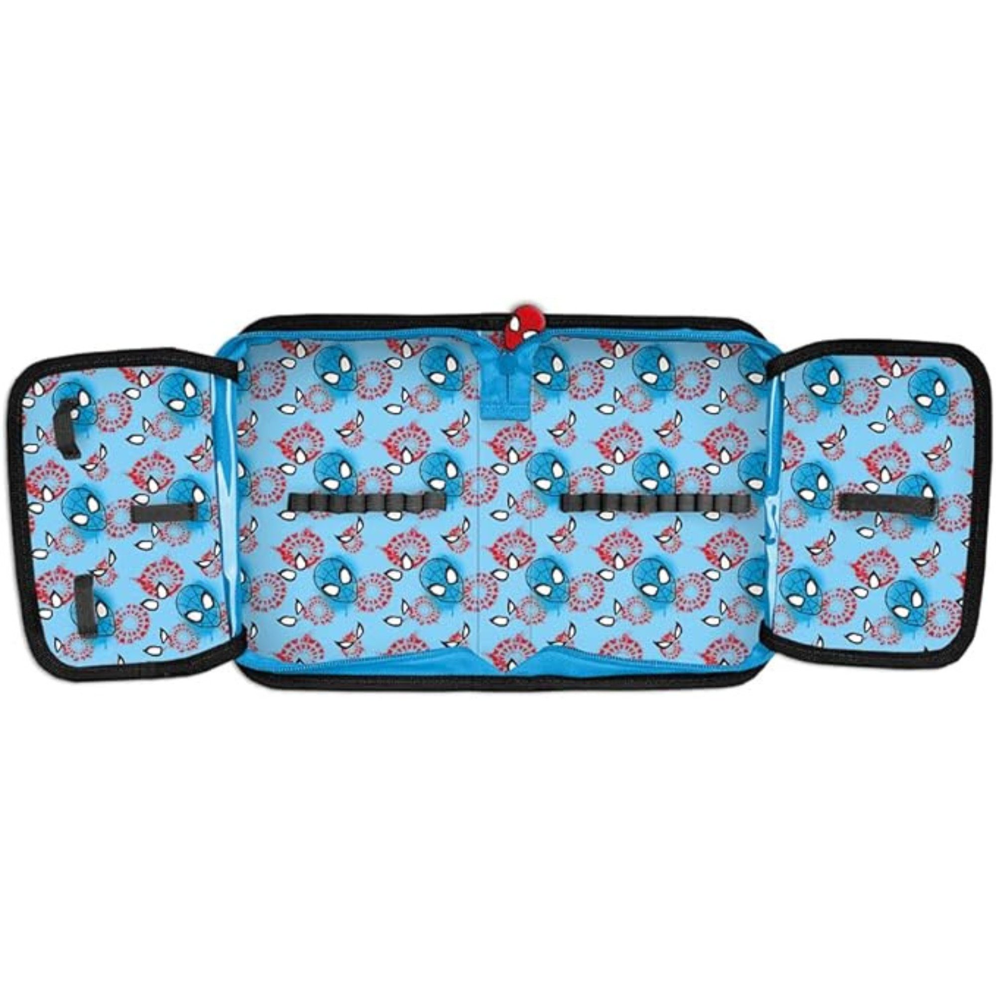 GOLDKIDS Schulranzen Spiderman ergonomischer Ranzen Turnbeutel (Federmappe Aufgabenheft, 1-tlg., für die Grundschule 4er Set), Lizenzartikel Marvel Spiderman Spider-man Comics