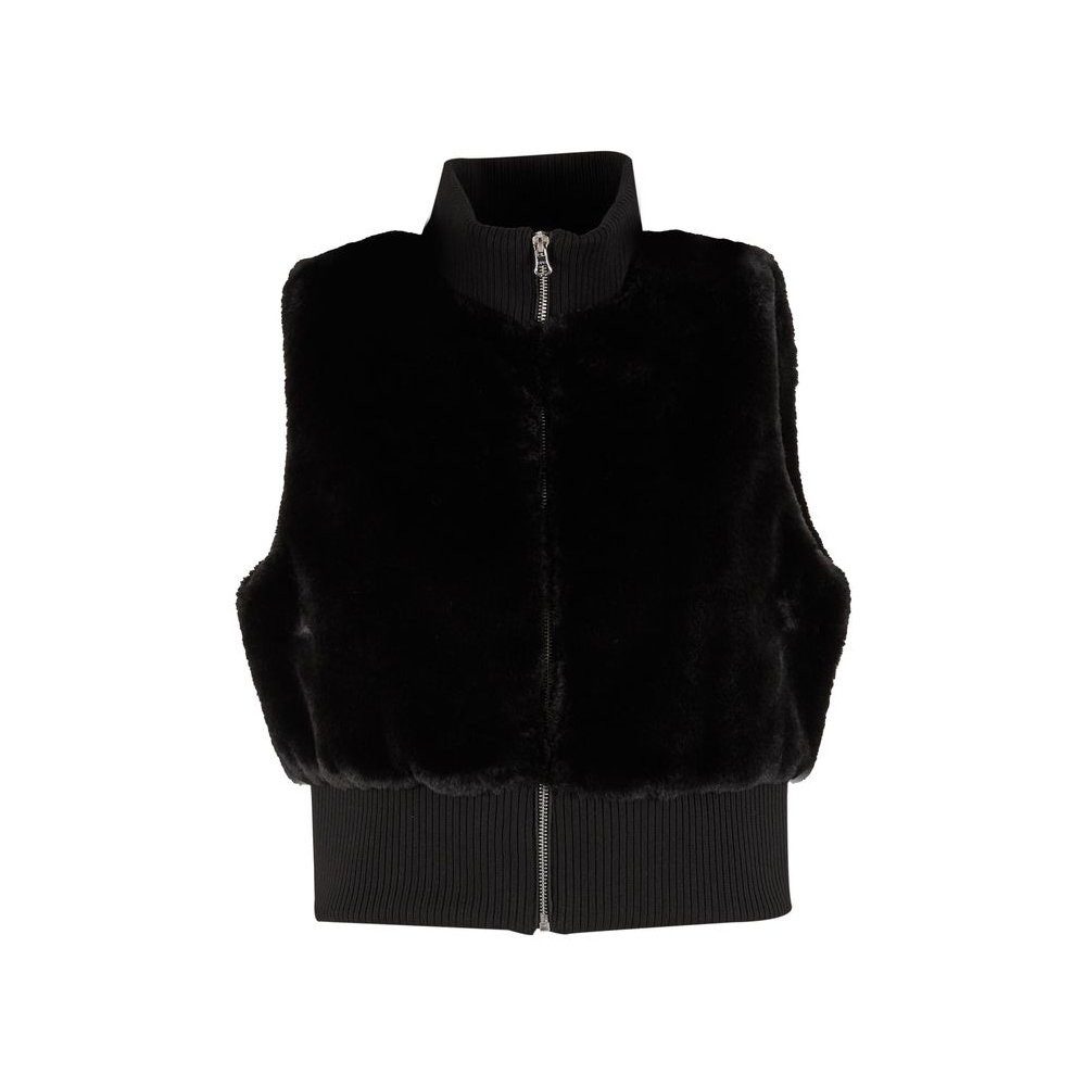 URBAN CLASSICS Sweatweste Cropped Faux Fur Vest