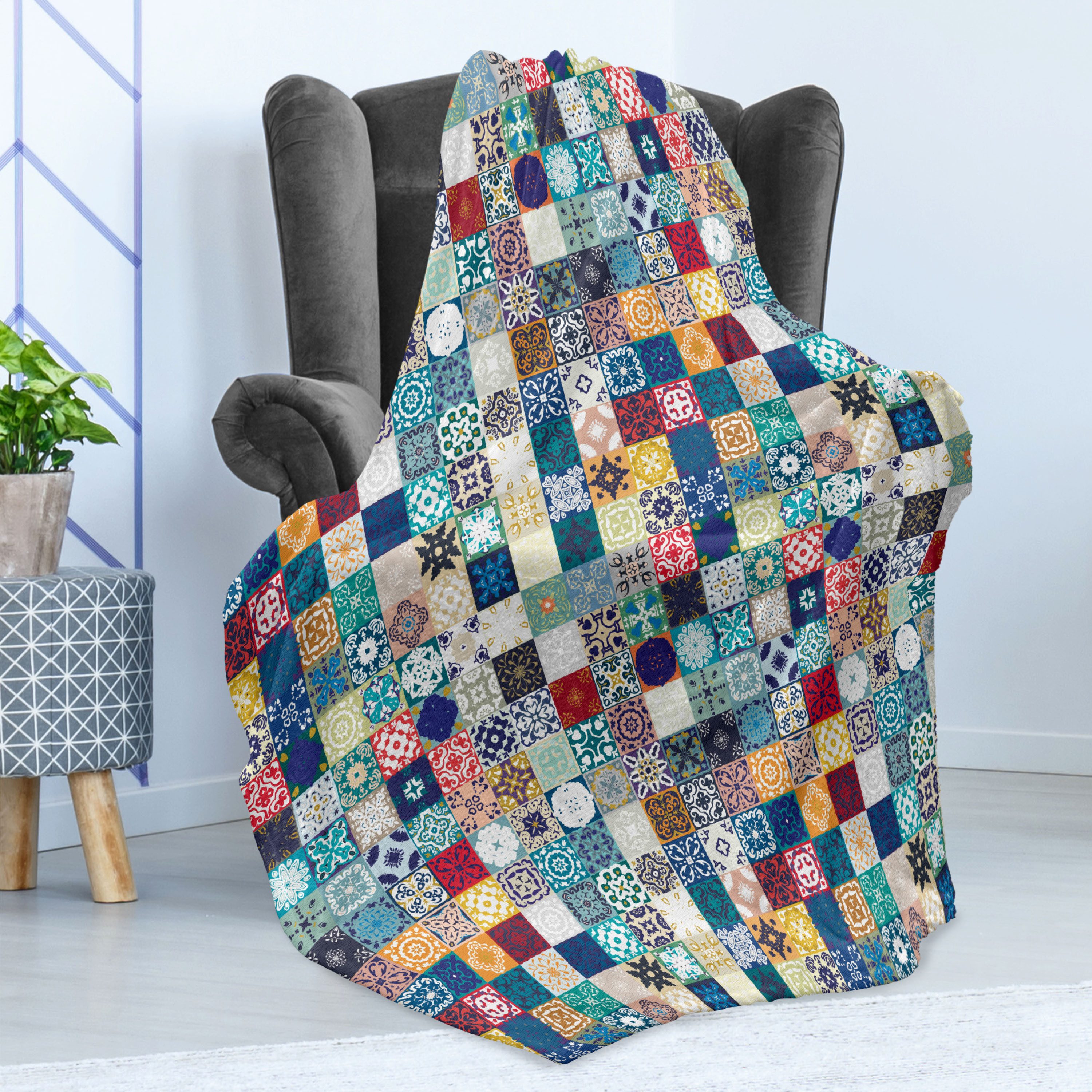 Wohndecke Gemütlicher Plüsch für den Innen- und Außenbereich, Abakuhaus, ma günstig online kaufen