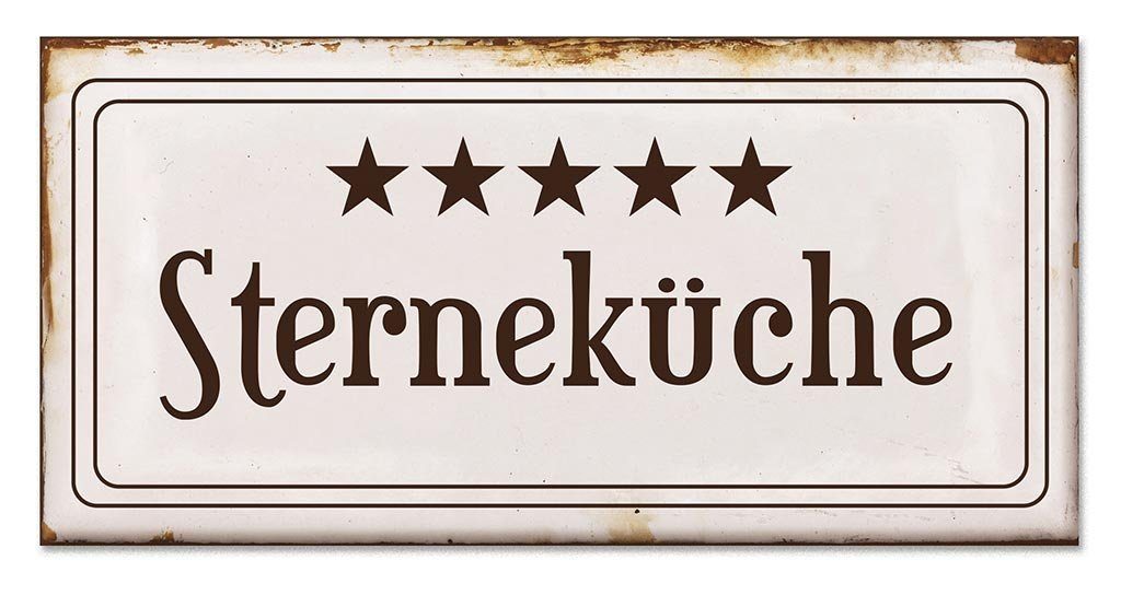 Levandeo® Metallbild, Blech-Schilder 3er Set je günstig online kaufen