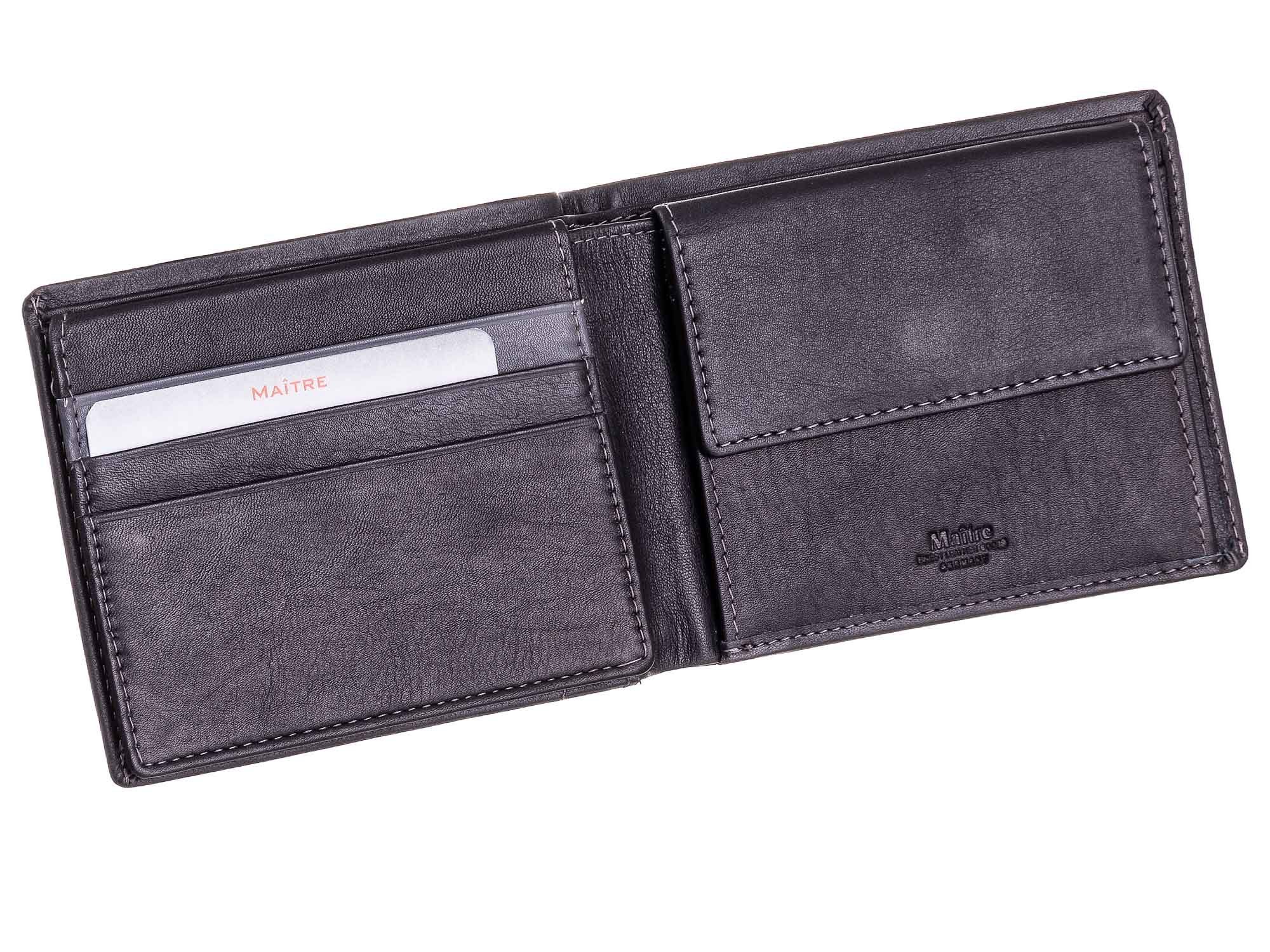 RFID-Schutz Geldbeutel Tinello BillFold H6 Maître (1-tlg), Galbert Maitre Geldbörse Geldbörse 4060000506 braun