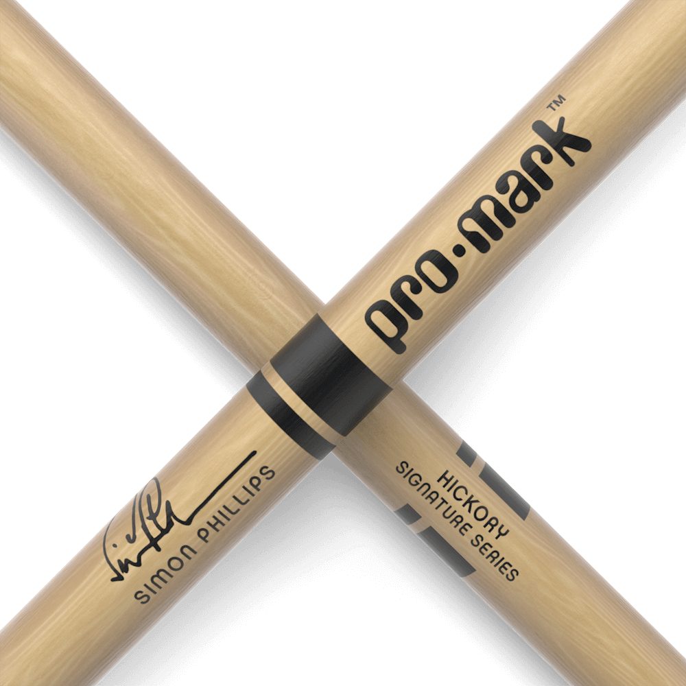 Promark Sticks Drumsticks Promark Schlagzeugstöcke TX707W Simon Phillips 1 Paar (Drumsticks, 1 Paar), Drumsticks Simon Phillips Signature