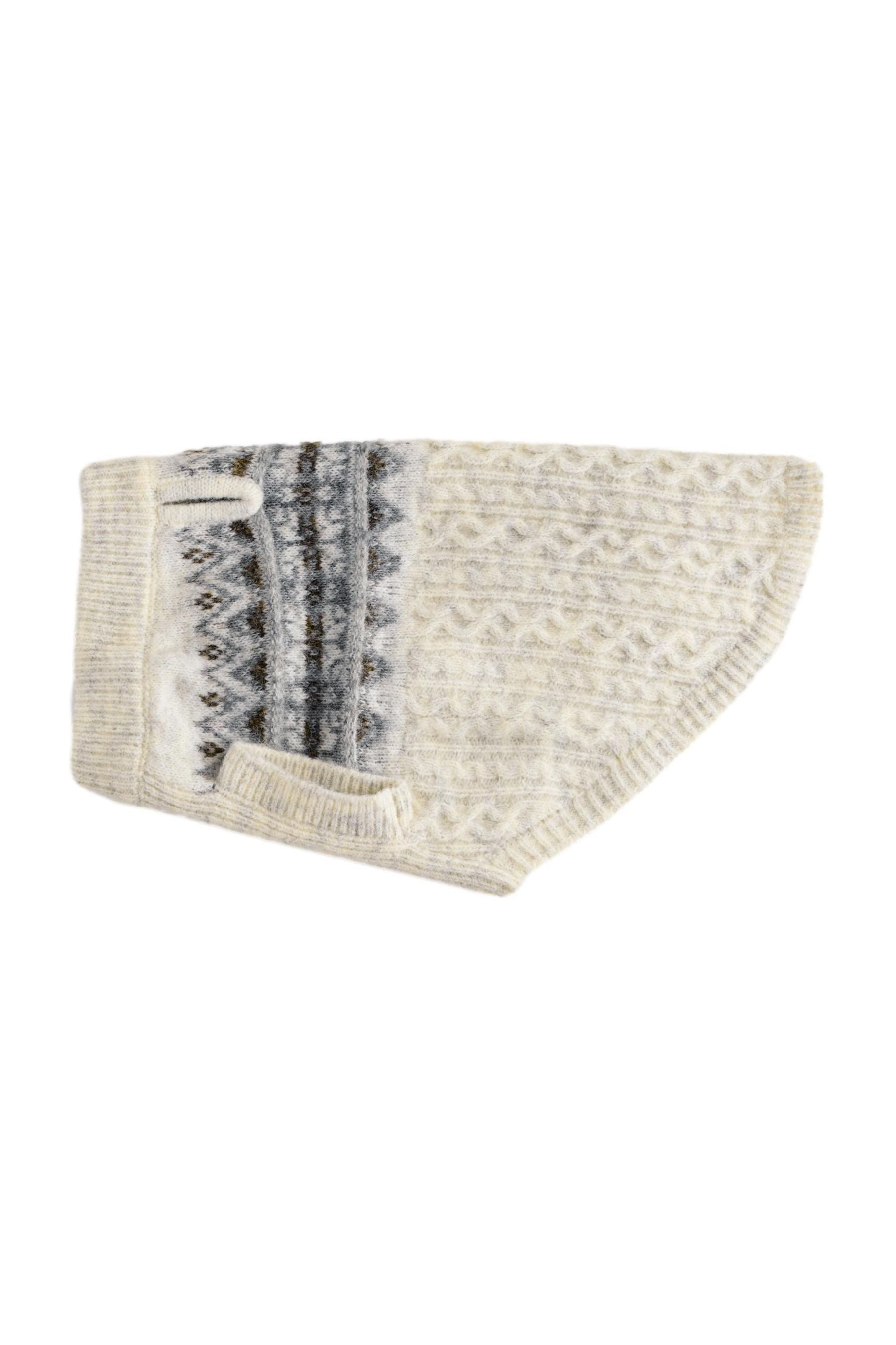 Next Hundepullover Gestrickter Hundepullover mit Wollanteil