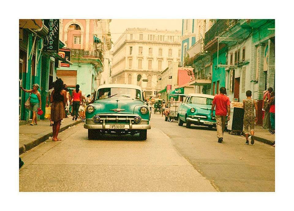 Komar Poster Cuba Rush, Städte (1 St), Kinderzimmer, Schlafzimmer,  Wohnzimmer
