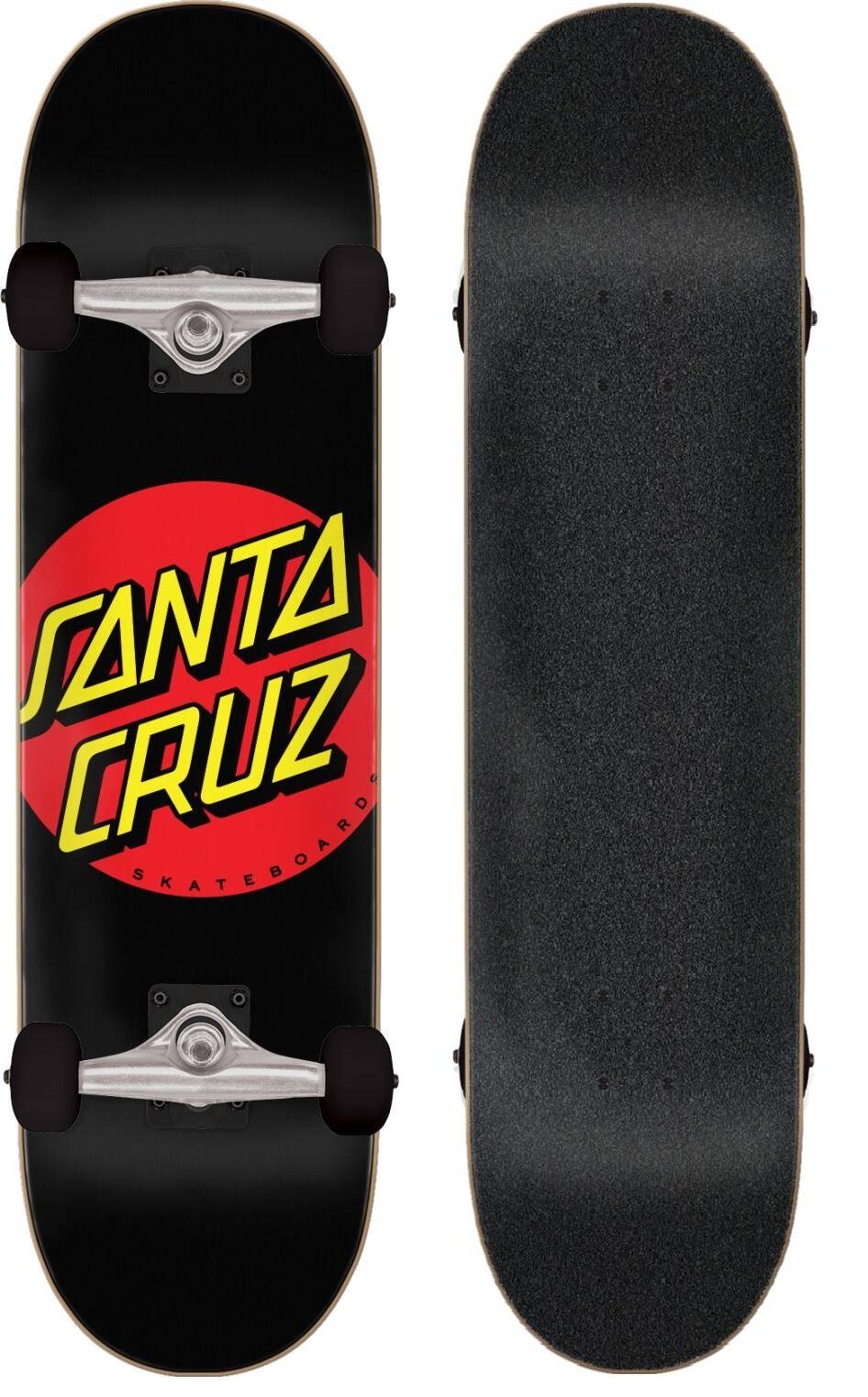 Santa Cruz Skateboard Santa Cruz Classic Dot Skateboard 8'' x 31,6'' schwarz/schwarz