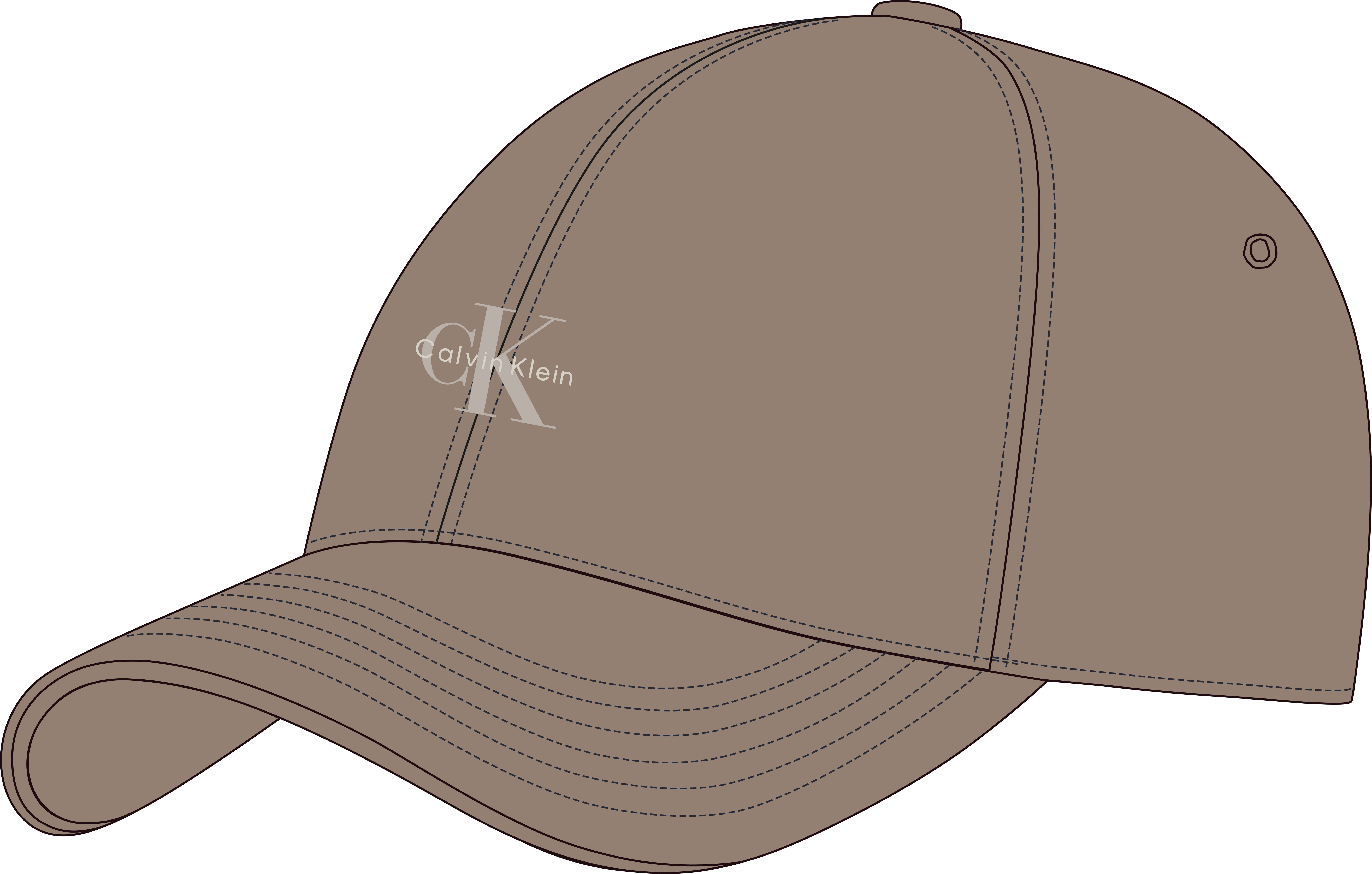 Calvin Klein Jeans Baseball Cap in der Weite verstellbar, reine Baumwolle