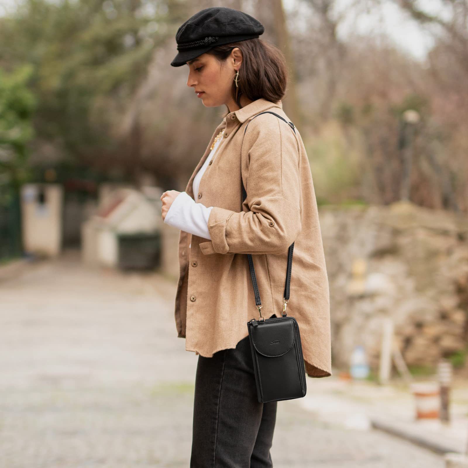 S-ZONE Umhängetasche S-ZONE Damen kleine Umhängetaschen Mini Bag Schulterta günstig online kaufen