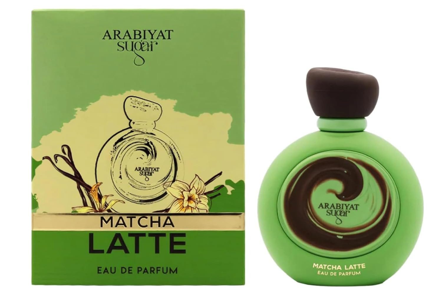 Arabiyat Prestige Eau de Parfum Sugar Matcha Matcha Latte, Glasflakon, Parfüm EDP, Unisex Duft