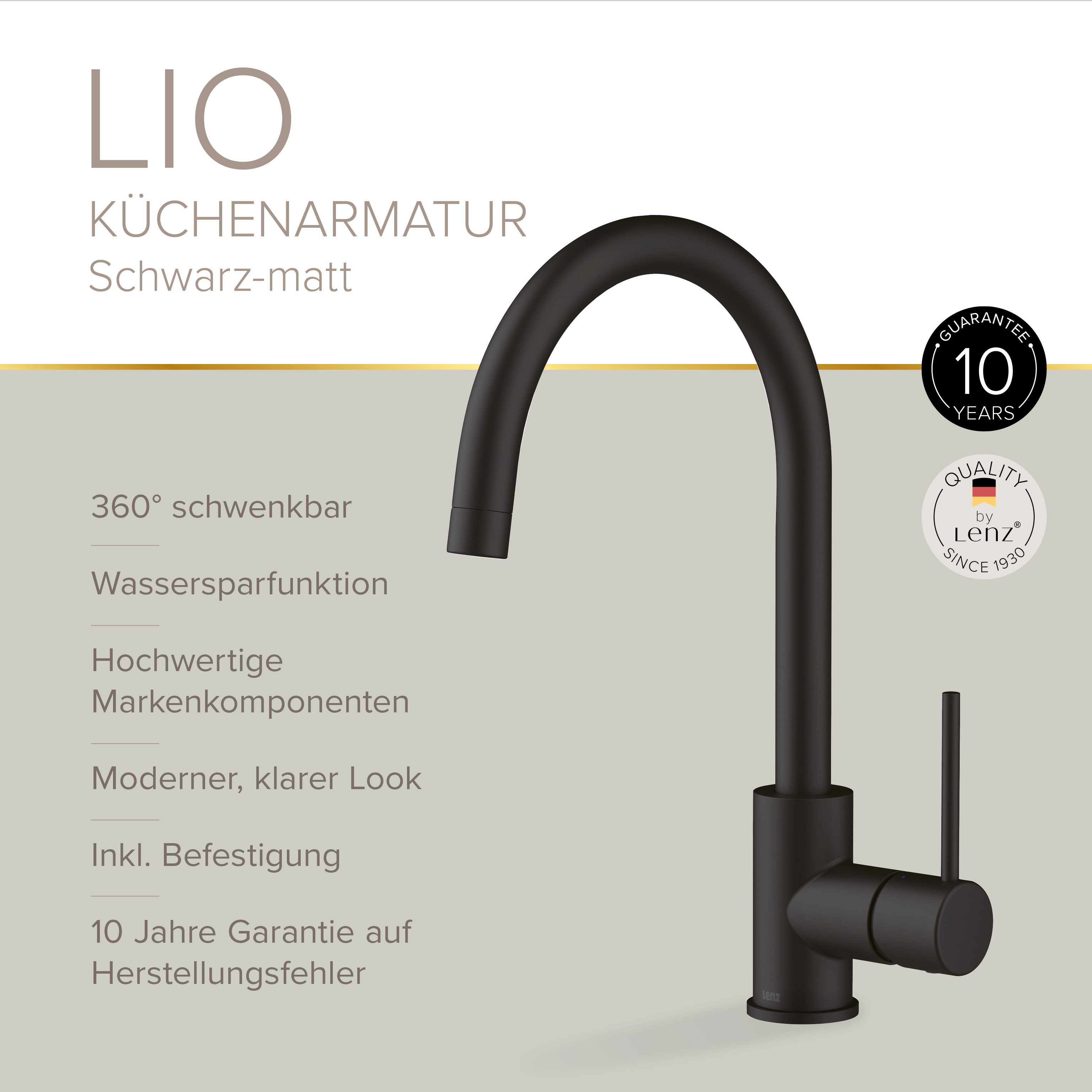 Lenz Küchenarmatur LIO
