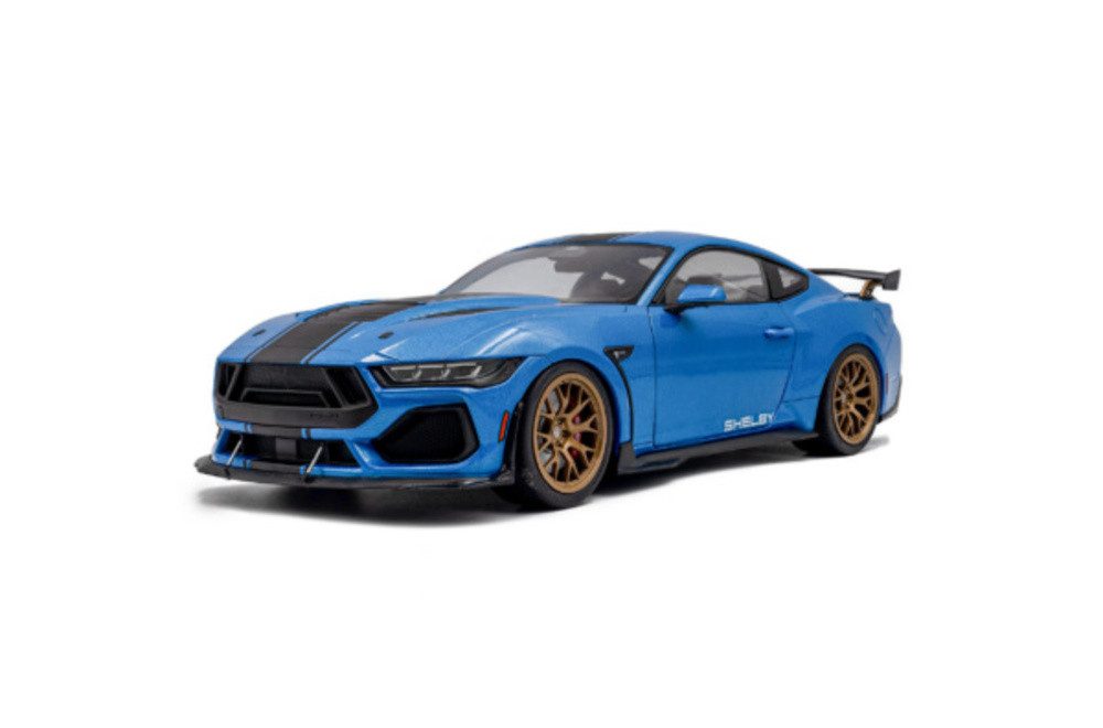 Solido Modellauto Ford Shelby Mustang Super Snake 2025 blau metallic, Maßstab 1:18