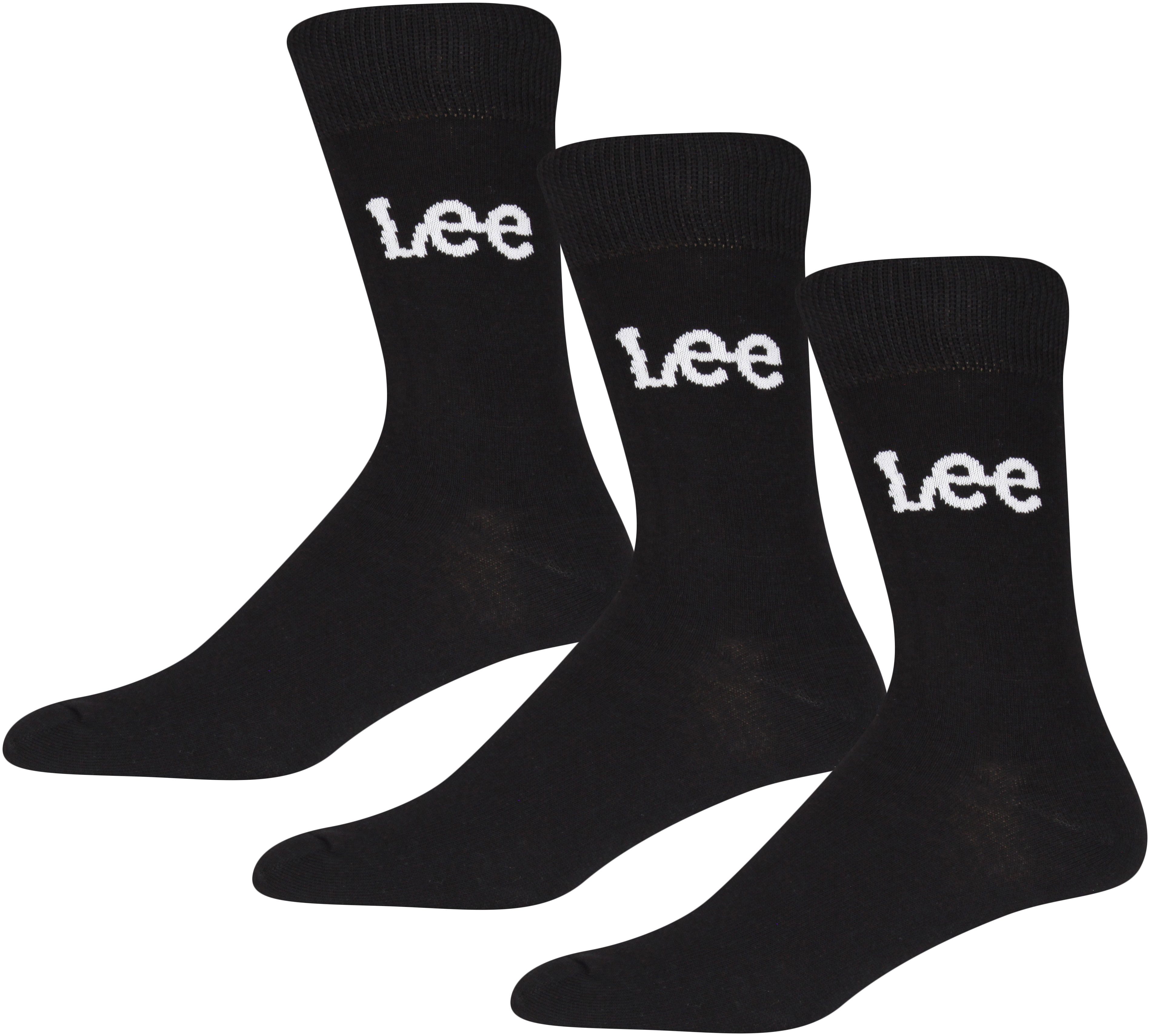 Lee® Socken BILLIE (Packung, 3-Paar) mehrfarbig black