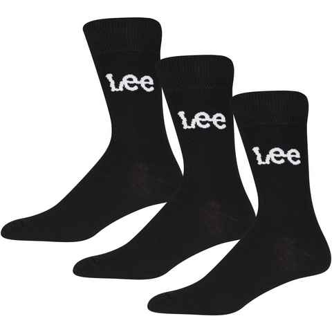 Lee® Sportsocken BILLIE (3-Paar) atmungsaktive Baumwollmischung