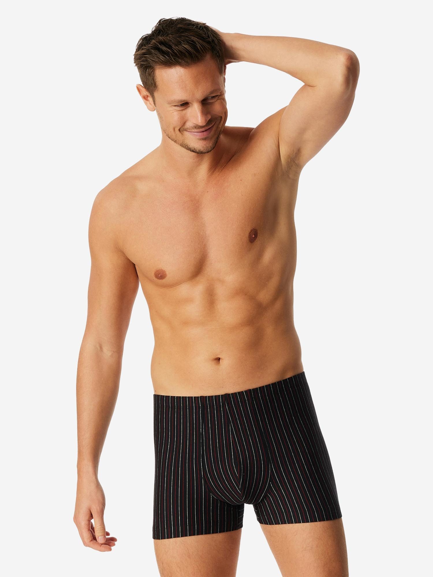 Schiesser Retro Boxer 9er Pack 95/5 Essentials (Spar-Set, 9-St) Retro Short / Pant - Baumwolle - ohne Eingriff - Atmungsaktiv