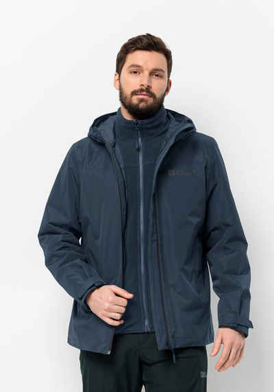 Jack Wolfskin 3-in-1-Funktionsjacke TAUBENBERG 3IN1 JKT M (2 teilig)