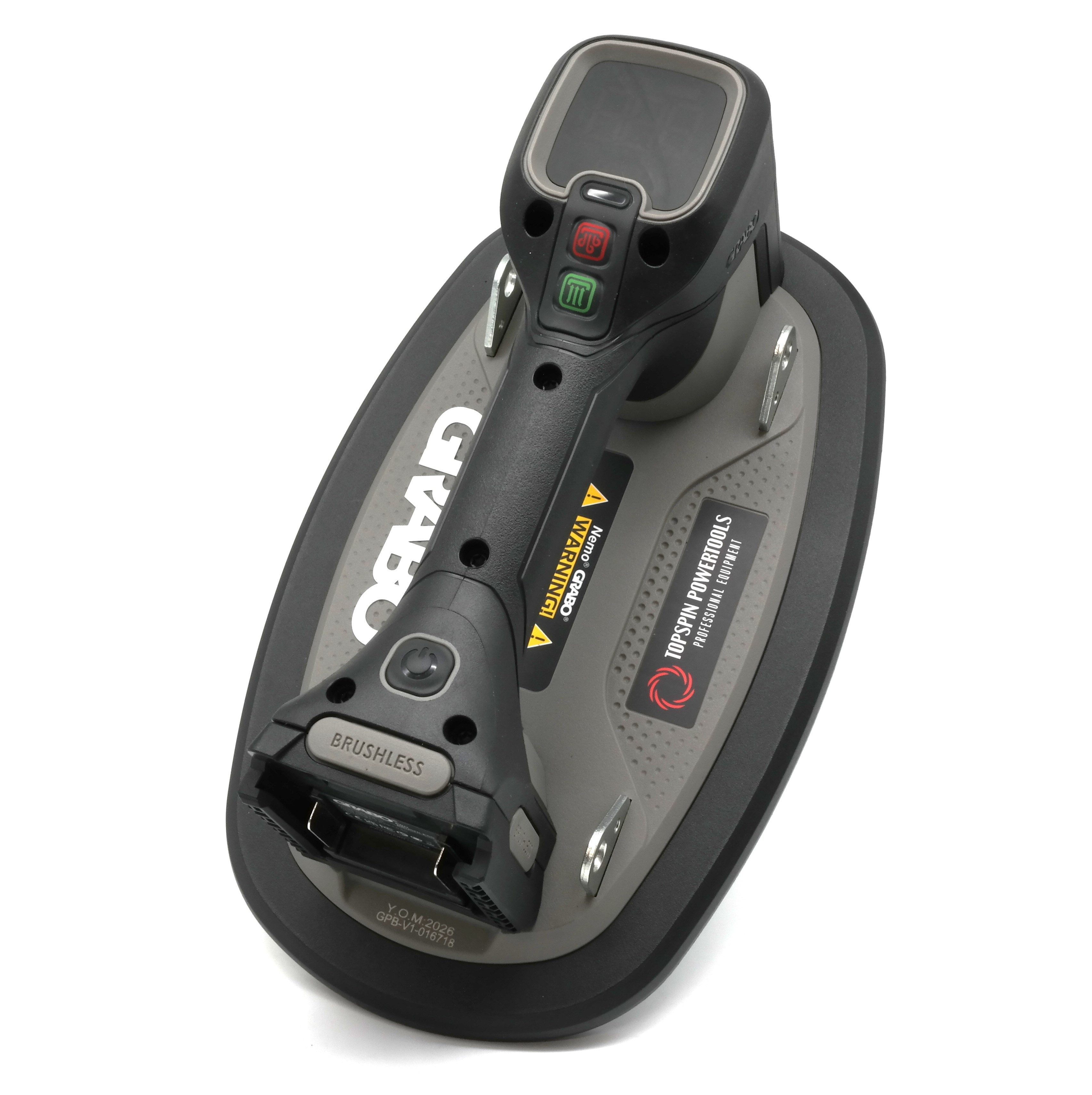 GRABO Saugheber GRABO Pro Brushless digitaler Saugheber, 120kg, Marken Akku-kompatibel, max. 120 kg Traglast, GPB, -], GRABO Brushless mit Funkfernbedienung in Textiltasche, Marken Akku-kompatibel