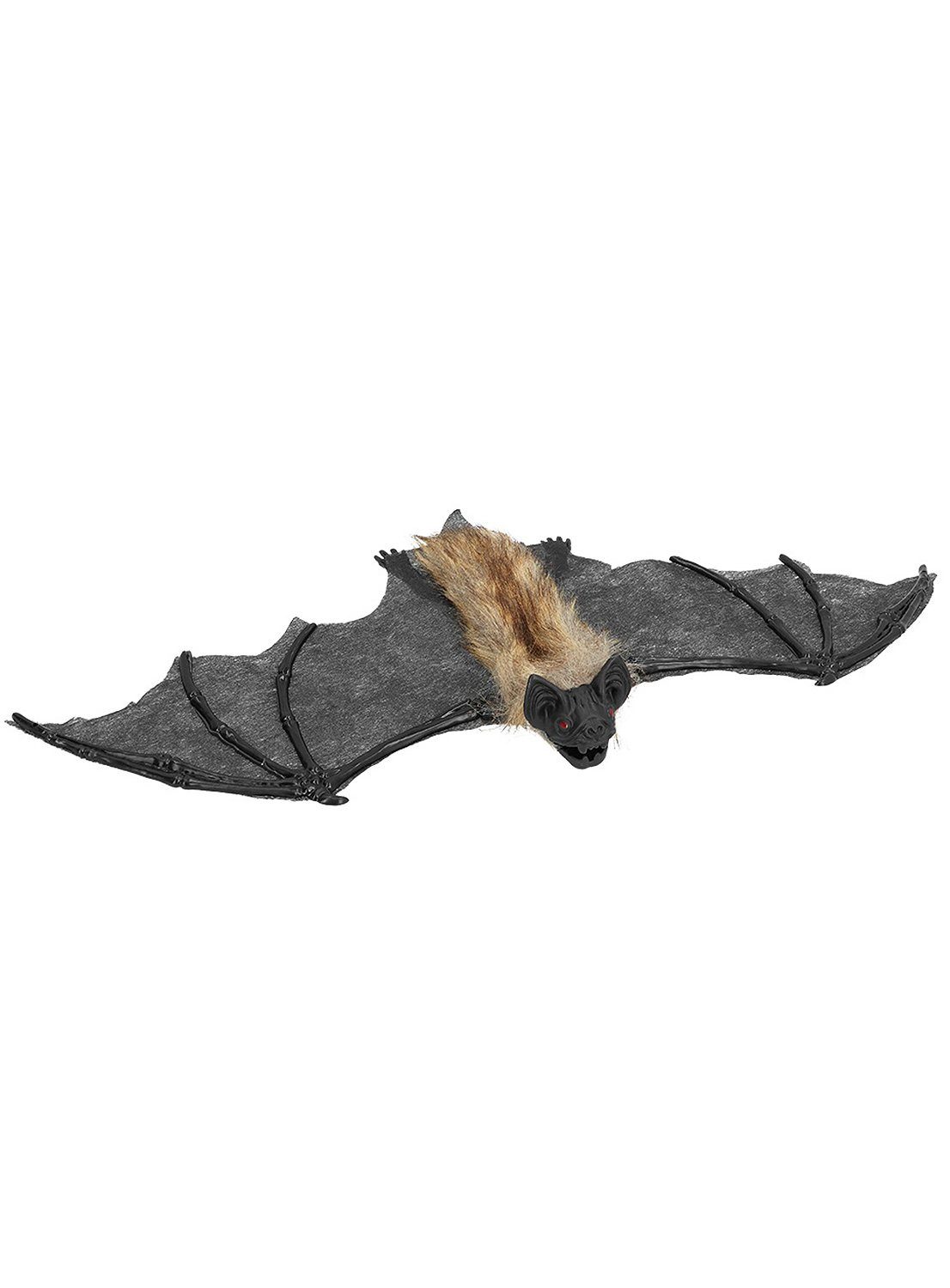 Boland Dekoobjekt Haarige Fledermaus Hängedekoration Halloween Deko