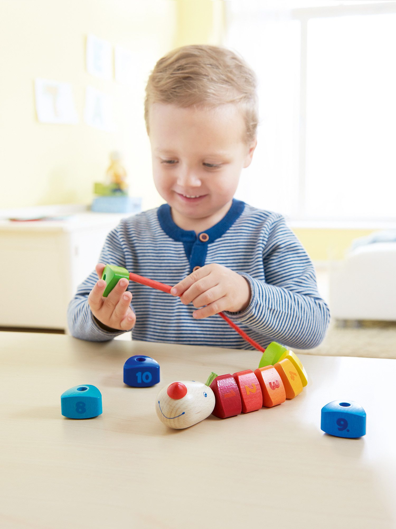 Haba Lernspielzeug Fädelspiele, spielend lernen und zuordnen