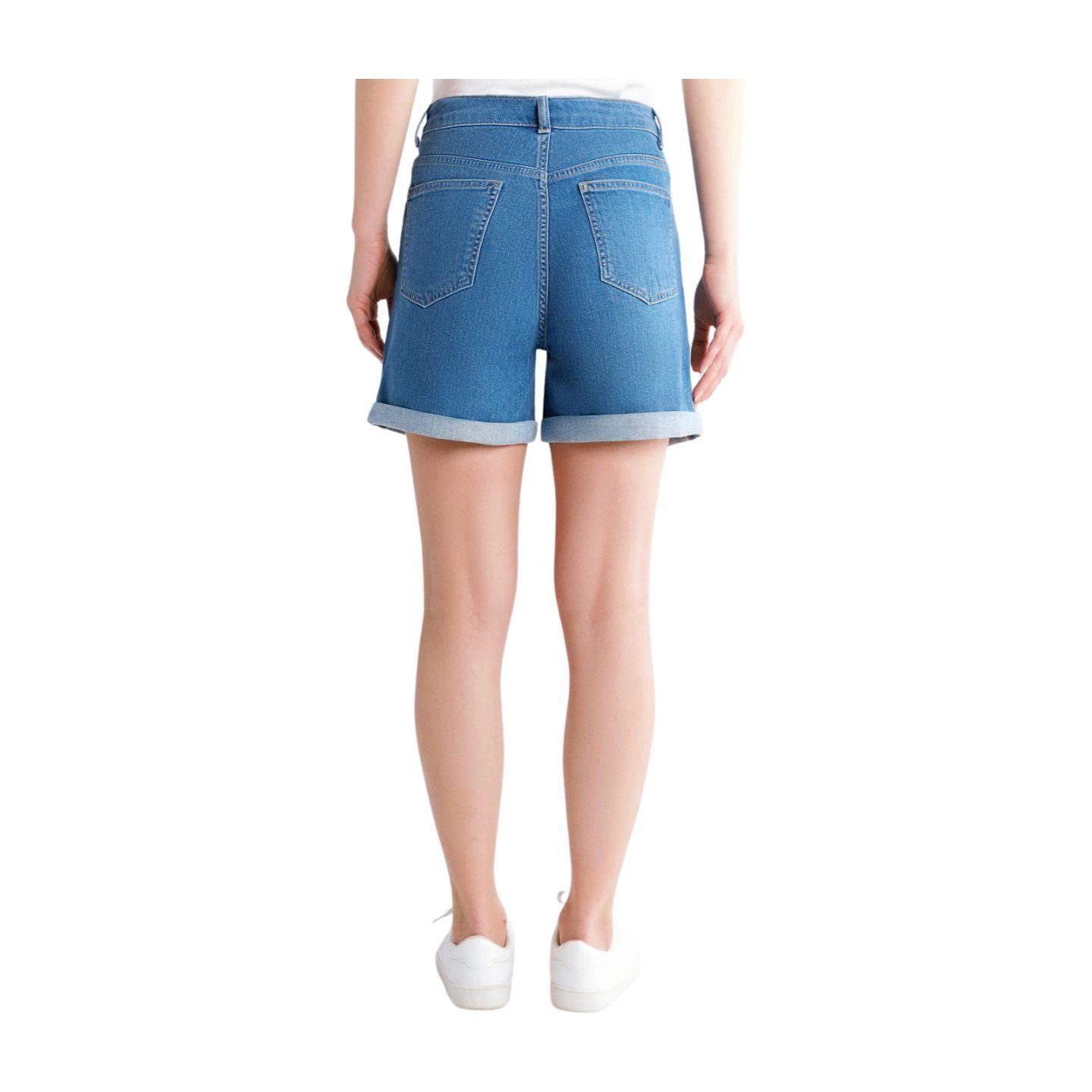 Evermind Jeansshorts Mom Shorts Women's