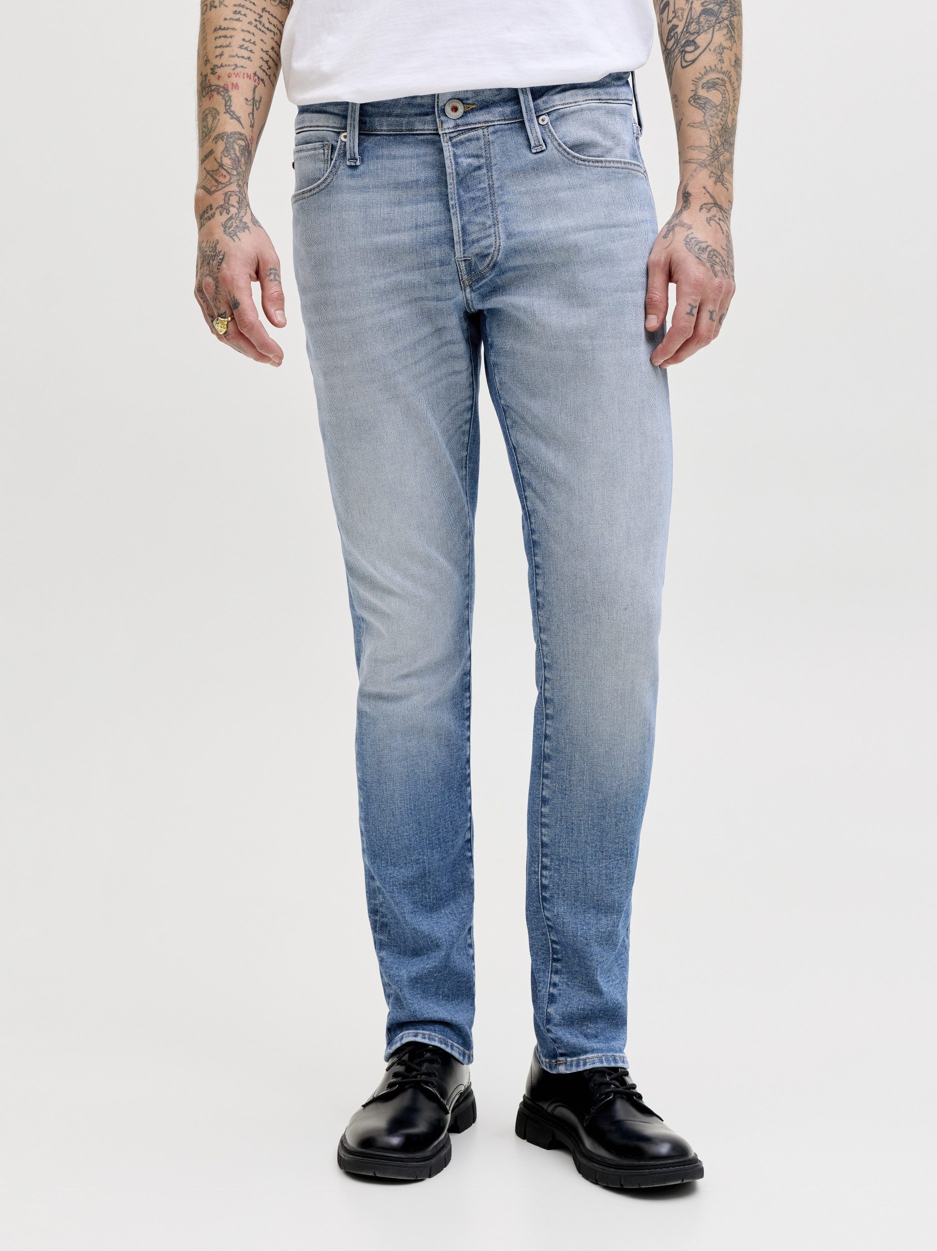 Jack & Jones 5-Pocket-Jeans Slim-Fit Jeans JJIGLENN - Slim Fit