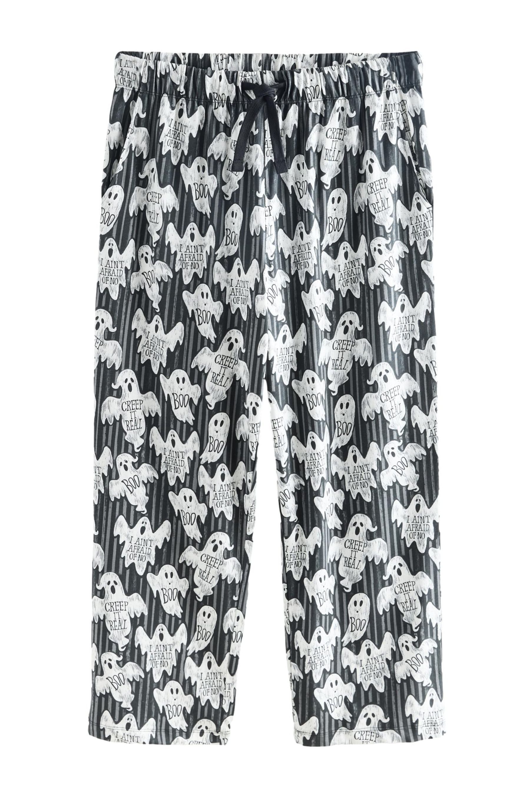 Next Pyjamahose Lange Jersey-Pyjamahose mit Streifen Halloween (1-tlg) günstig online kaufen