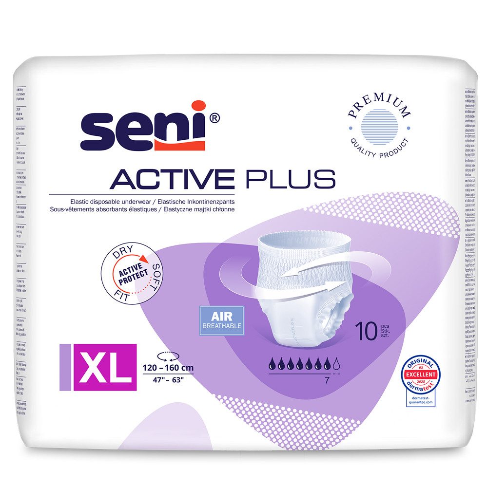 seni Inkontinenz-Pants Seni Active Plus Inkontinenzslips Größe XL (1x10 S