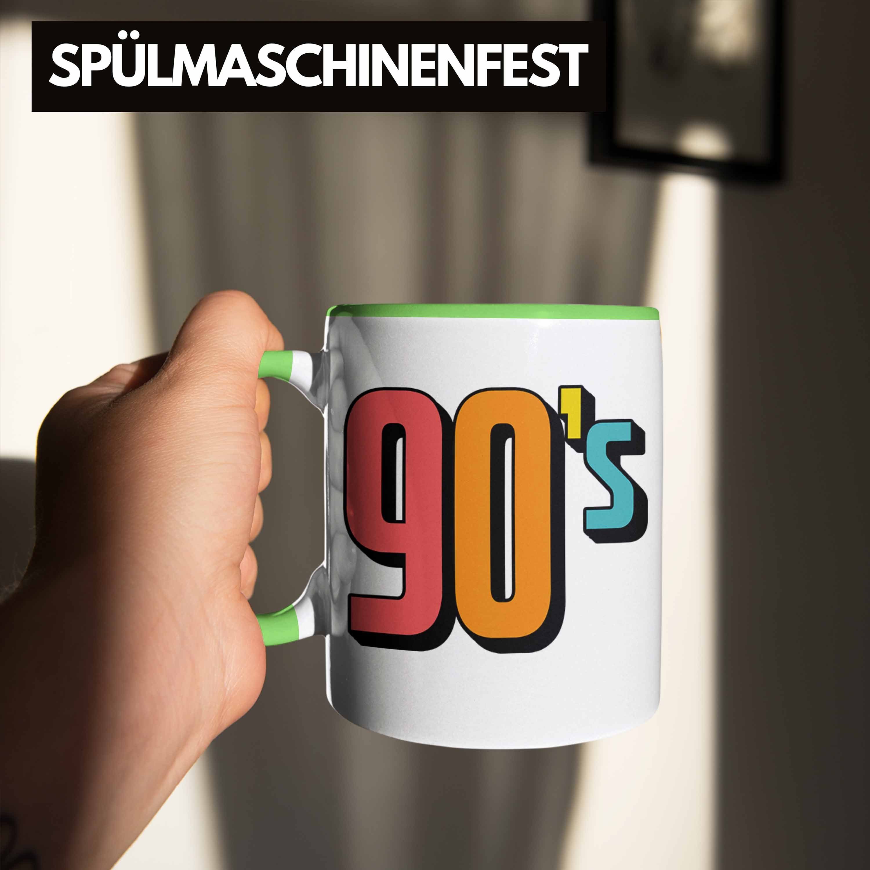 Jahre Tasse Tasse - Geschenk 90er Nostalgiker Retro für Trendation "90's" Grün