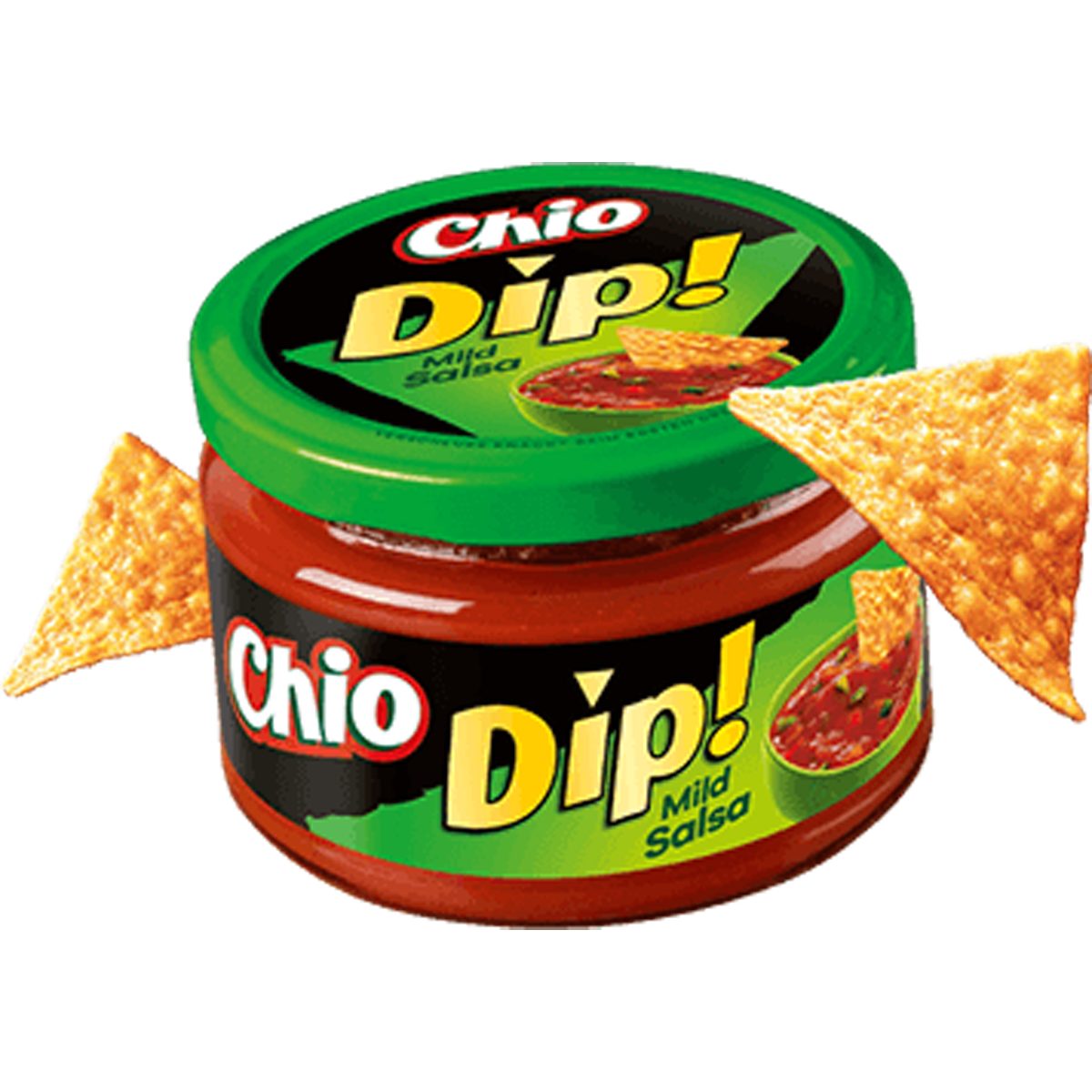 Chio Dip, Chio Dip Mild Salsa mit fruchtigen Paprika und Tomatenstücken 200ml