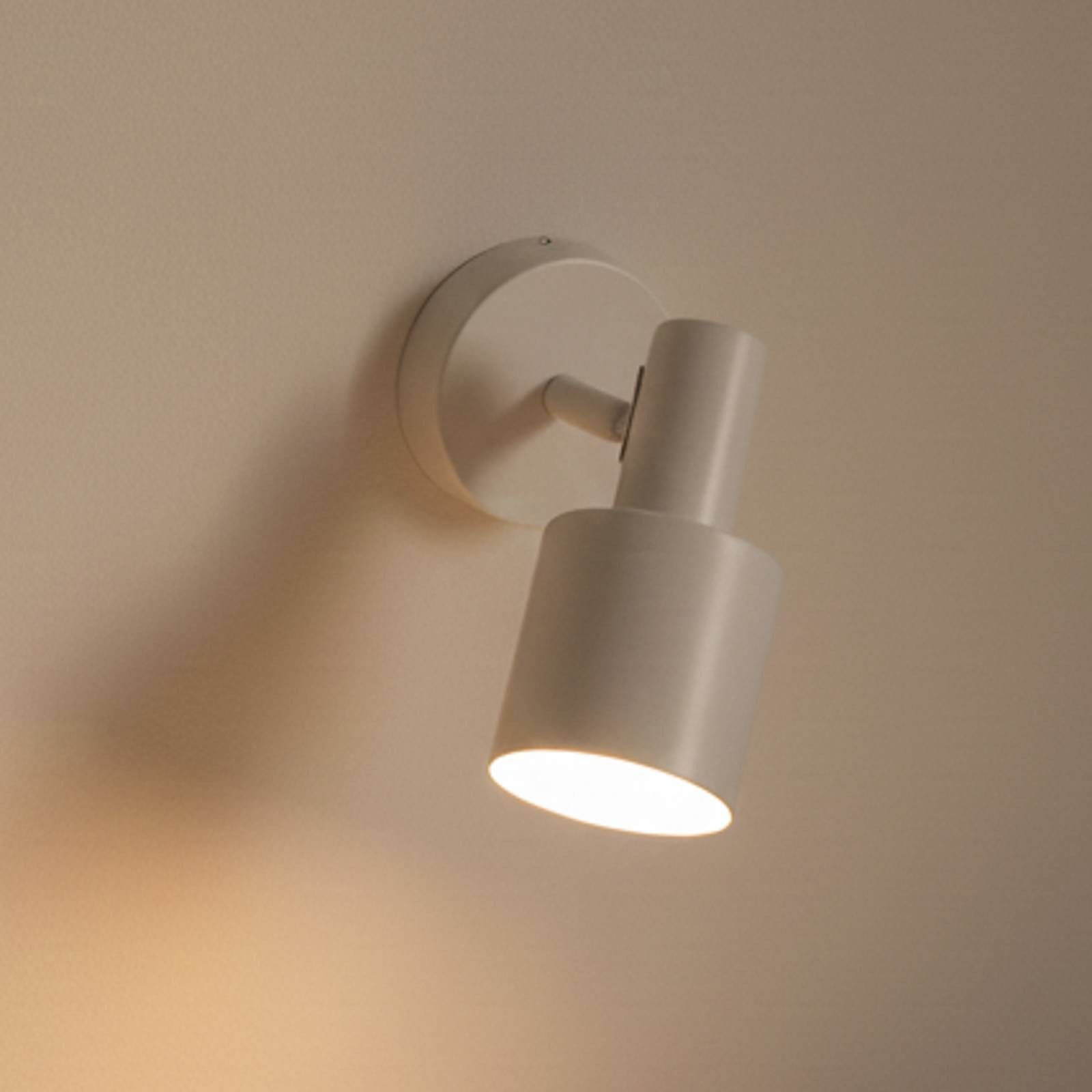 Lindby Wandstrahler Ovelia, Metall, Creme IP20, 1 x 15 W LED