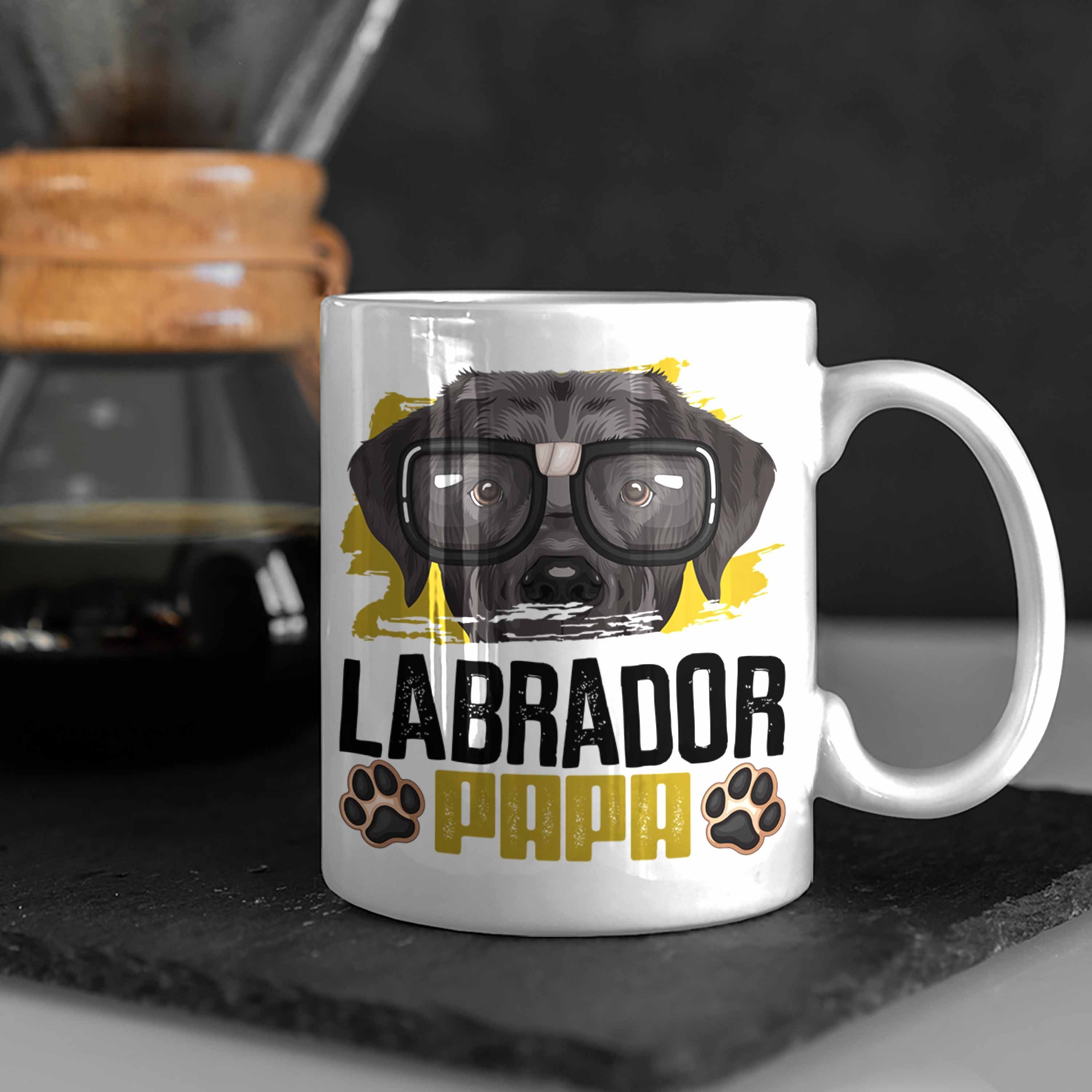 Weiss Geschenkidee Geschenk Tasse Lab Besitzer Labrador Lustiger Trendation Papa Tasse Spruch